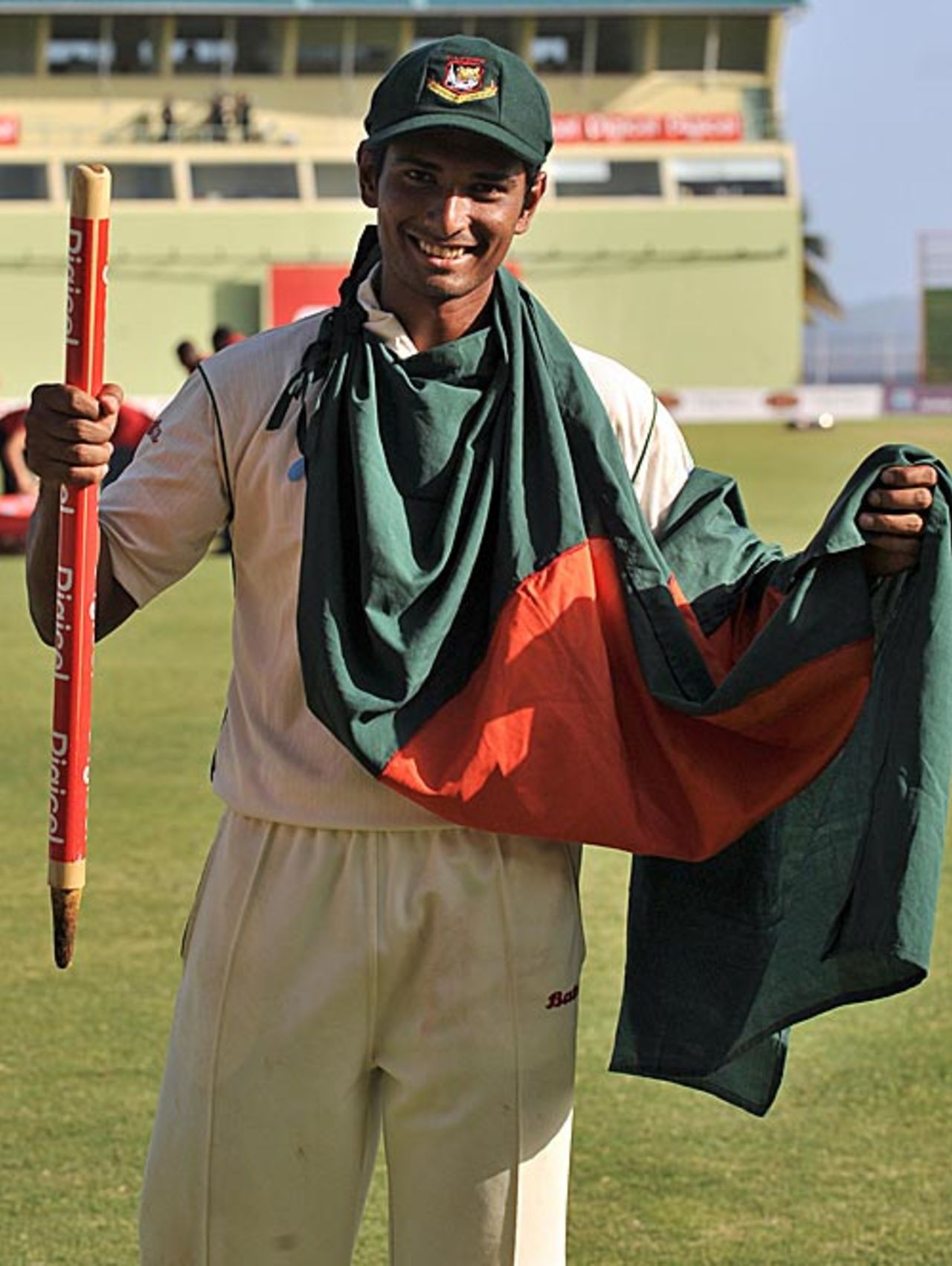 Mahmudullah finished with eight wickets in his debut Test, West Indies v Bangladesh, 1st Test, Kingstown, 5th day, July 13, 2009