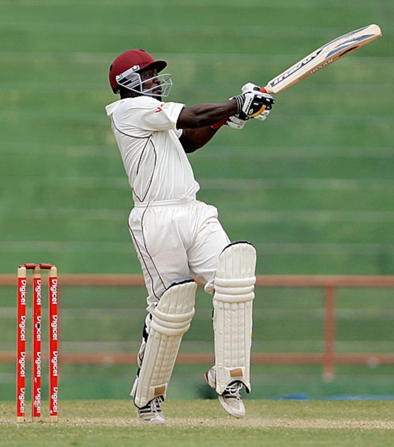 Travis Dowlin pulls, West Indies v Bangladesh, 1st Test, Kingstown, 5th day, July 13, 2009