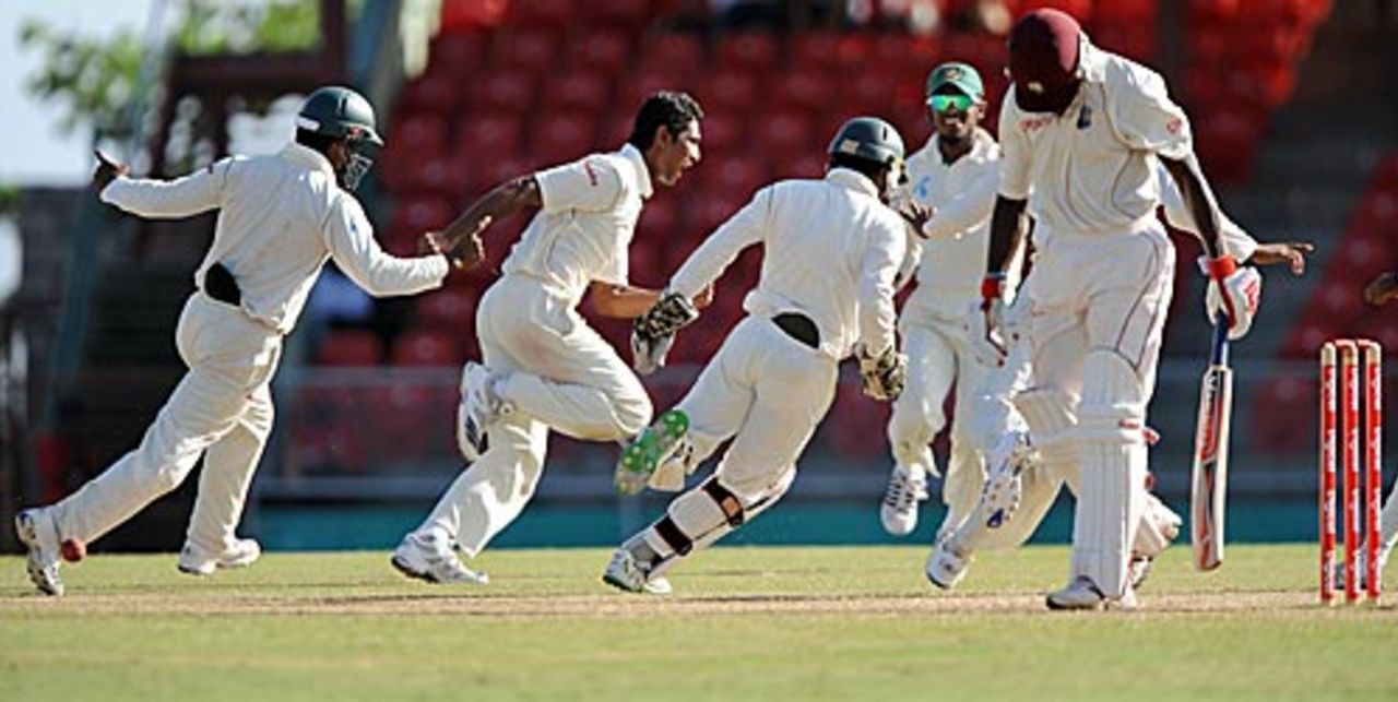 Ryan Austin was Mahmudullah's fourth wicket, West Indies v Bangladesh, 1st Test, Kingstown, 5th day, July 13, 2009