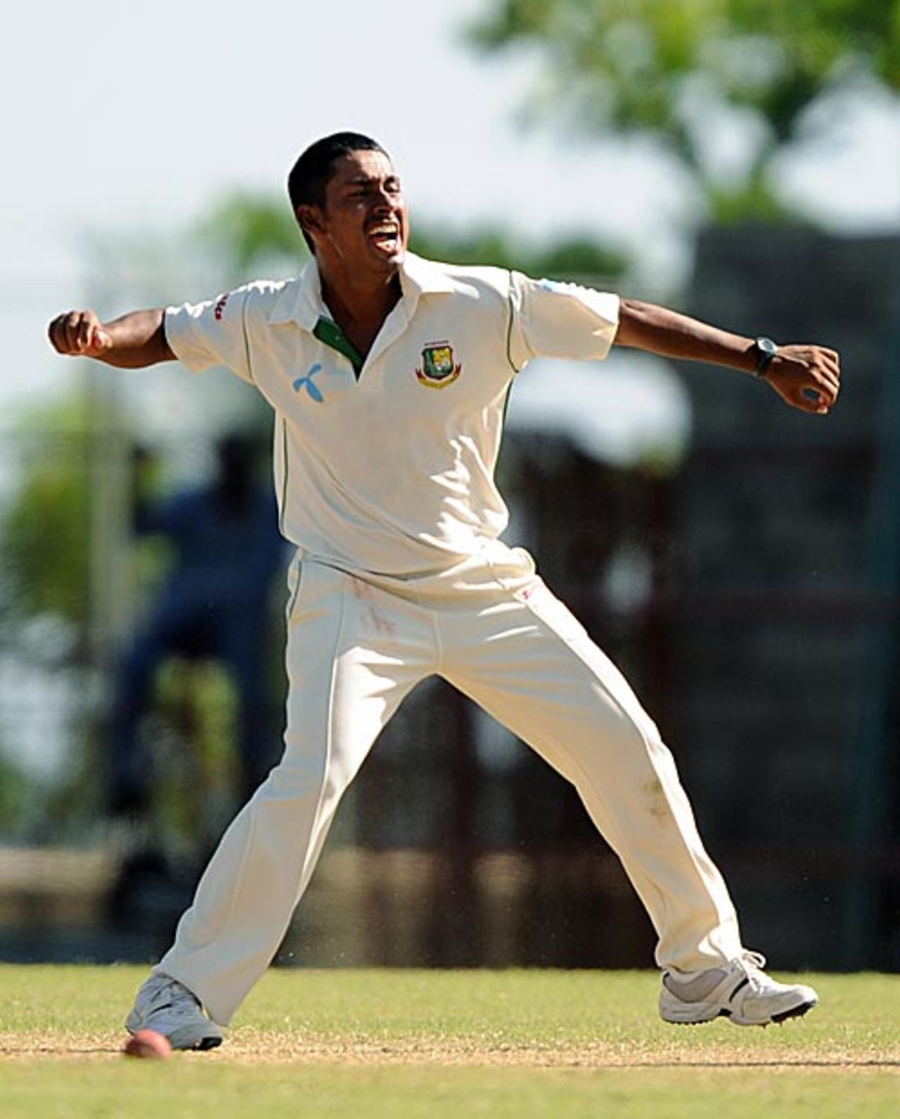 Mohammad Ashraful ended Nikita Miller's resistance, West Indies v Bangladesh, 1st Test, Kingstown, 5th day, July 13, 2009
