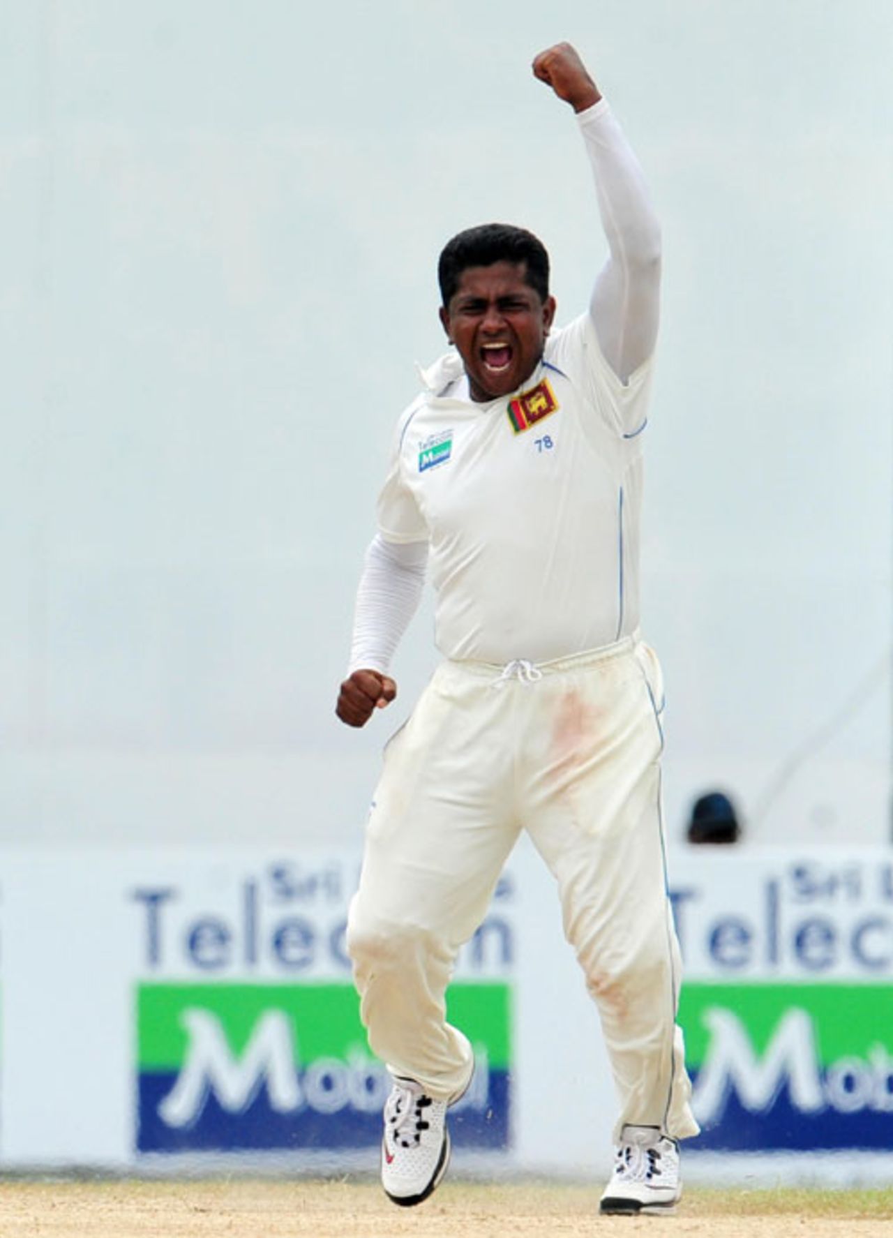 Rangana Herath was the pick of the bowlers again, Sri Lanka v Pakistan, 2nd Test, Colombo, 3rd day, July 14, 2009 