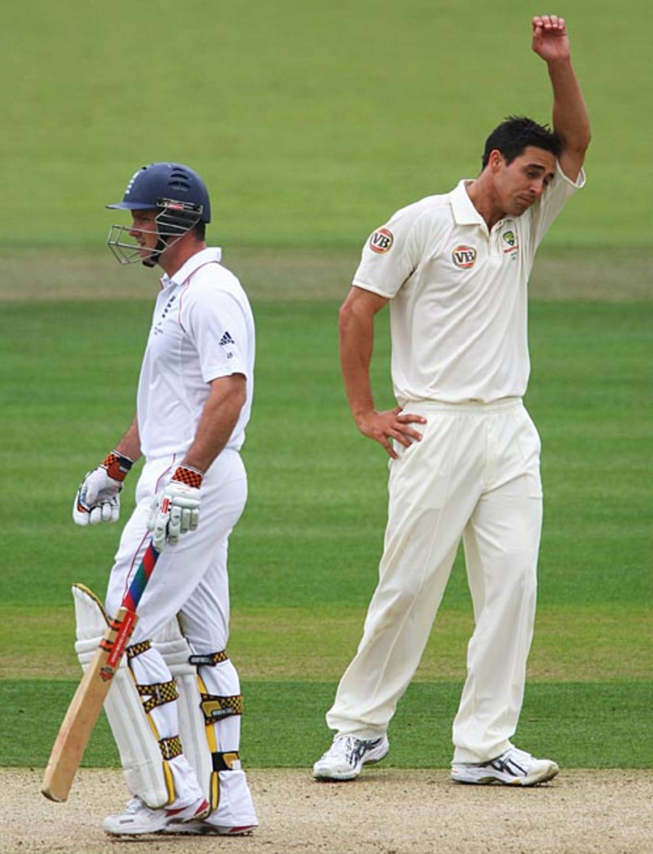 Mitchell Johnson got hit all around Lord's, England v Australia, 2nd Test, Lord's, 1st day, July 16, 2009