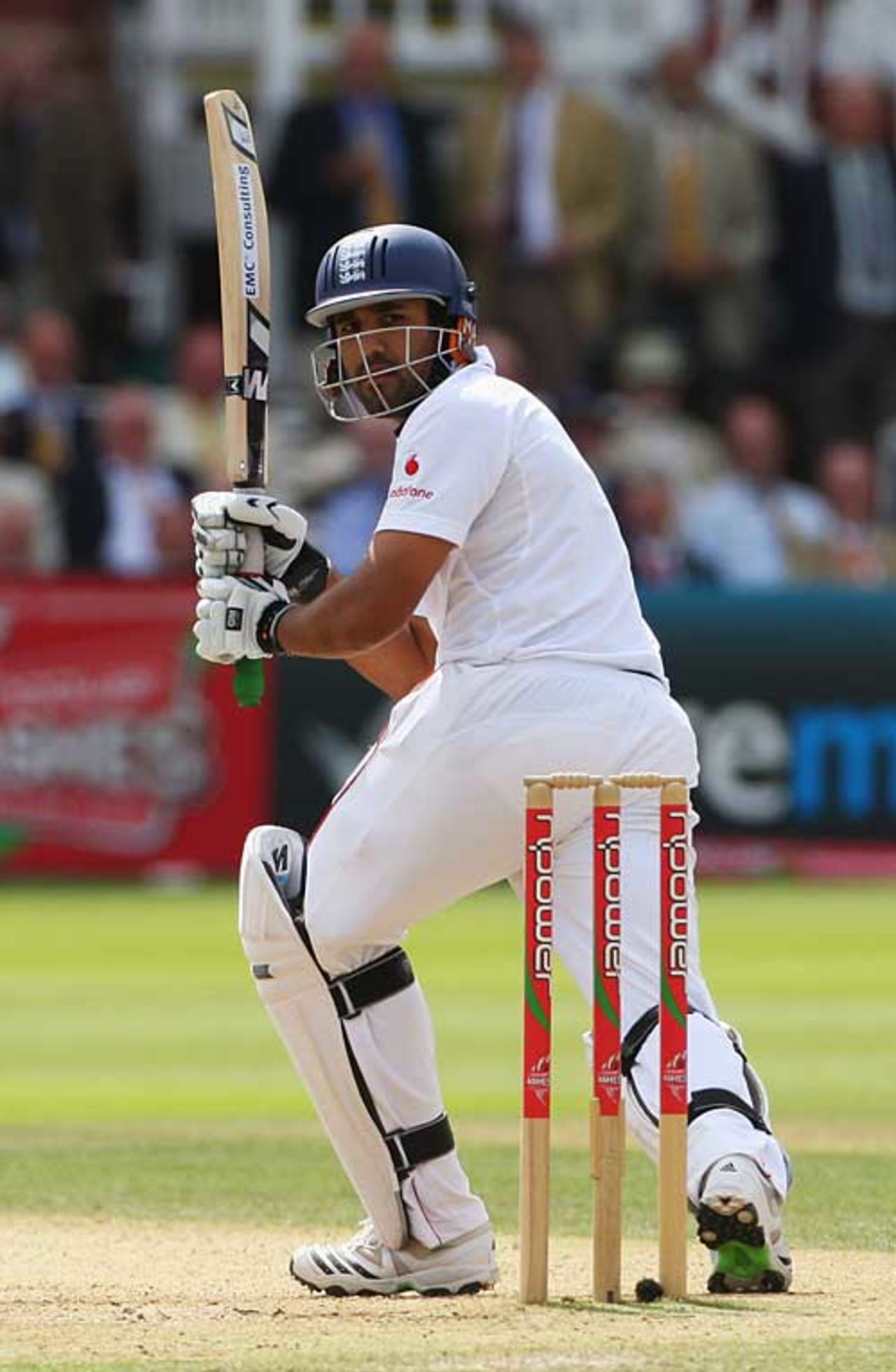 Ravi Bopara glances one fine but his innings was a struggle, England v Australia, 2nd Test, Lord's, 3rd day, July 18, 2009