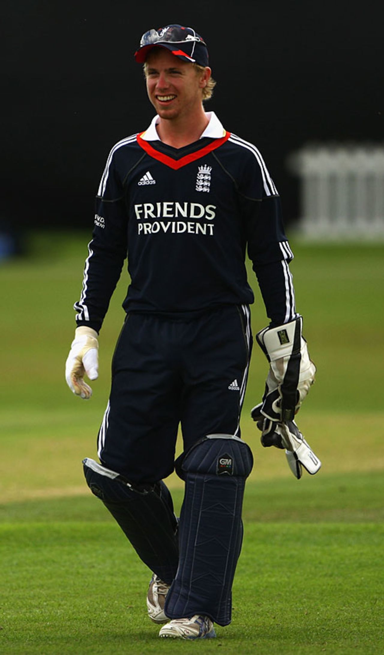 Keeper Adam Wheater sees the funny side, England U-19 v Bangladesh U-19, 1st ODI, Grace Road, July 18, 2009