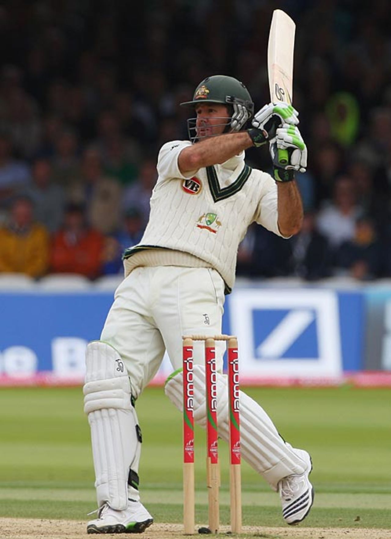 Ricky Ponting pulls, England v Australia, 2nd Test, Lord's, 4th day, July 19, 2009