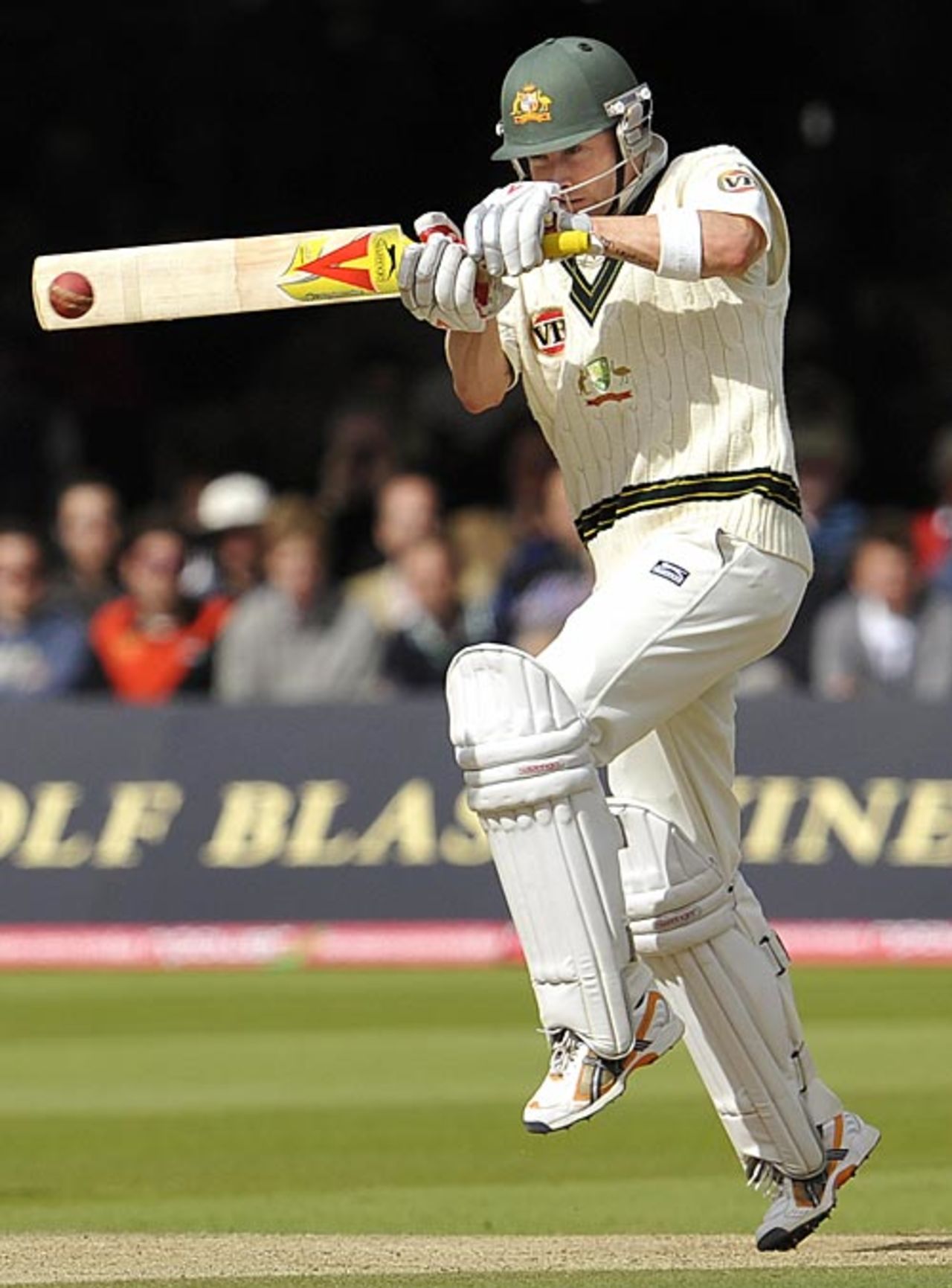 Michael Clarke pulls, England v Australia, 2nd Test, Lord's, 4th day, July 19, 2009