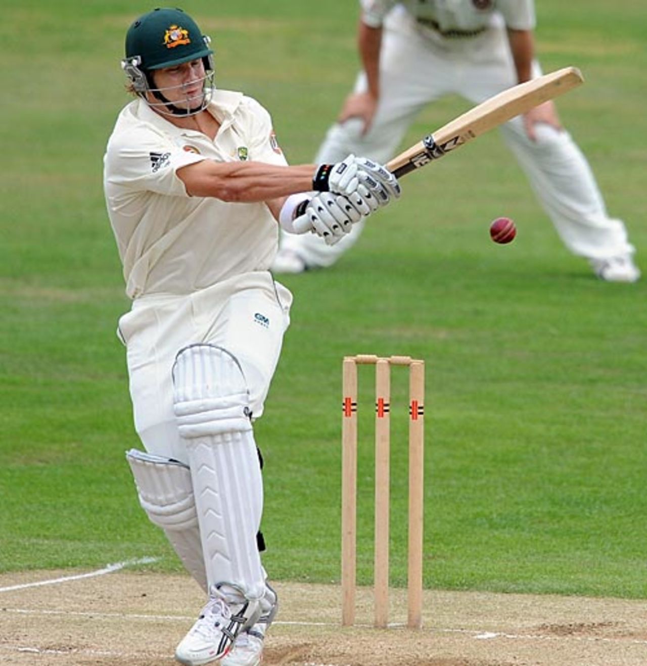 Shane Watson scored 50 off 35 balls, Northamptonshire v Australians, 3rd day, Northampton, July 26, 2009
