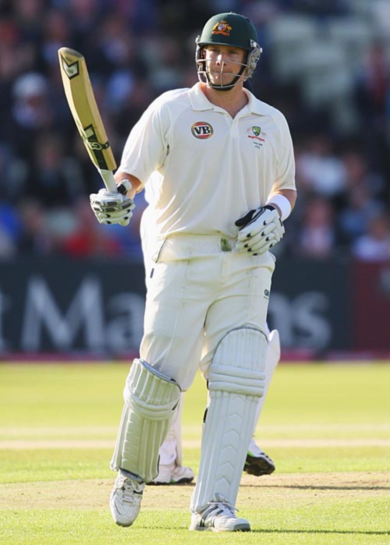 Shane Watson reaches his half-century, England v Australia, 3rd Test, Edgbaston, 1st day, July 30, 2009