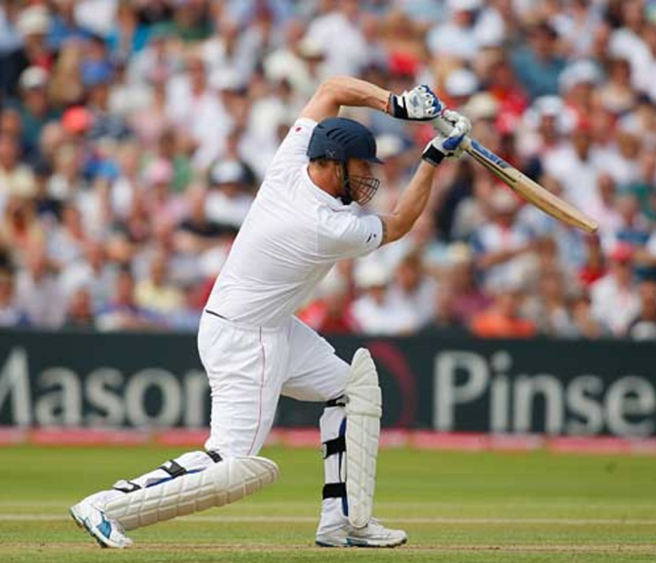 Andrew Flintoff provided England's innings with momentum, England v Australia, 3rd Test, Edgbaston, 4th day, August 2, 2009