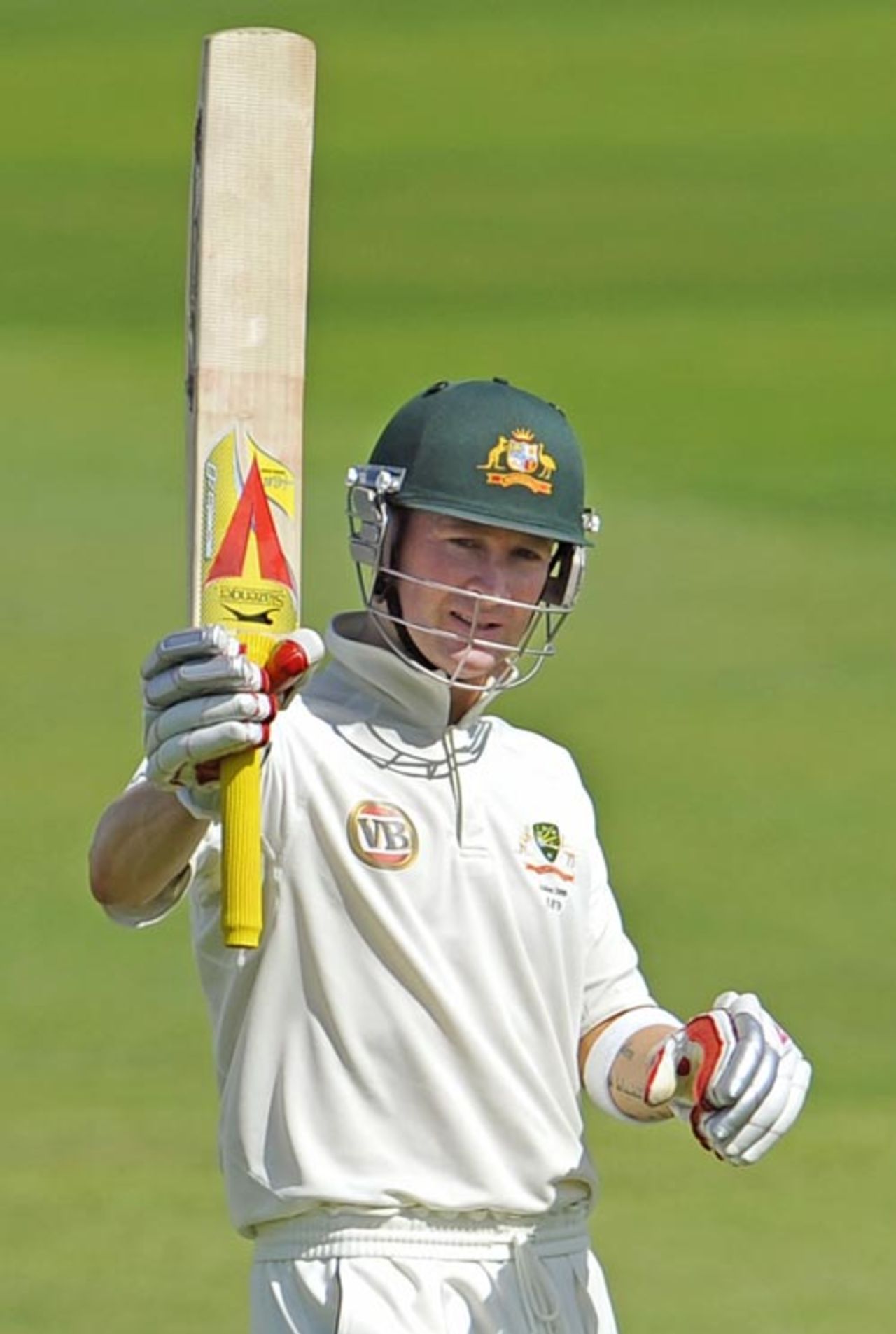 Michael Clarke reaches fifty, England v Australia, 4th Test, Headingley, 2ndday, August 8, 2009