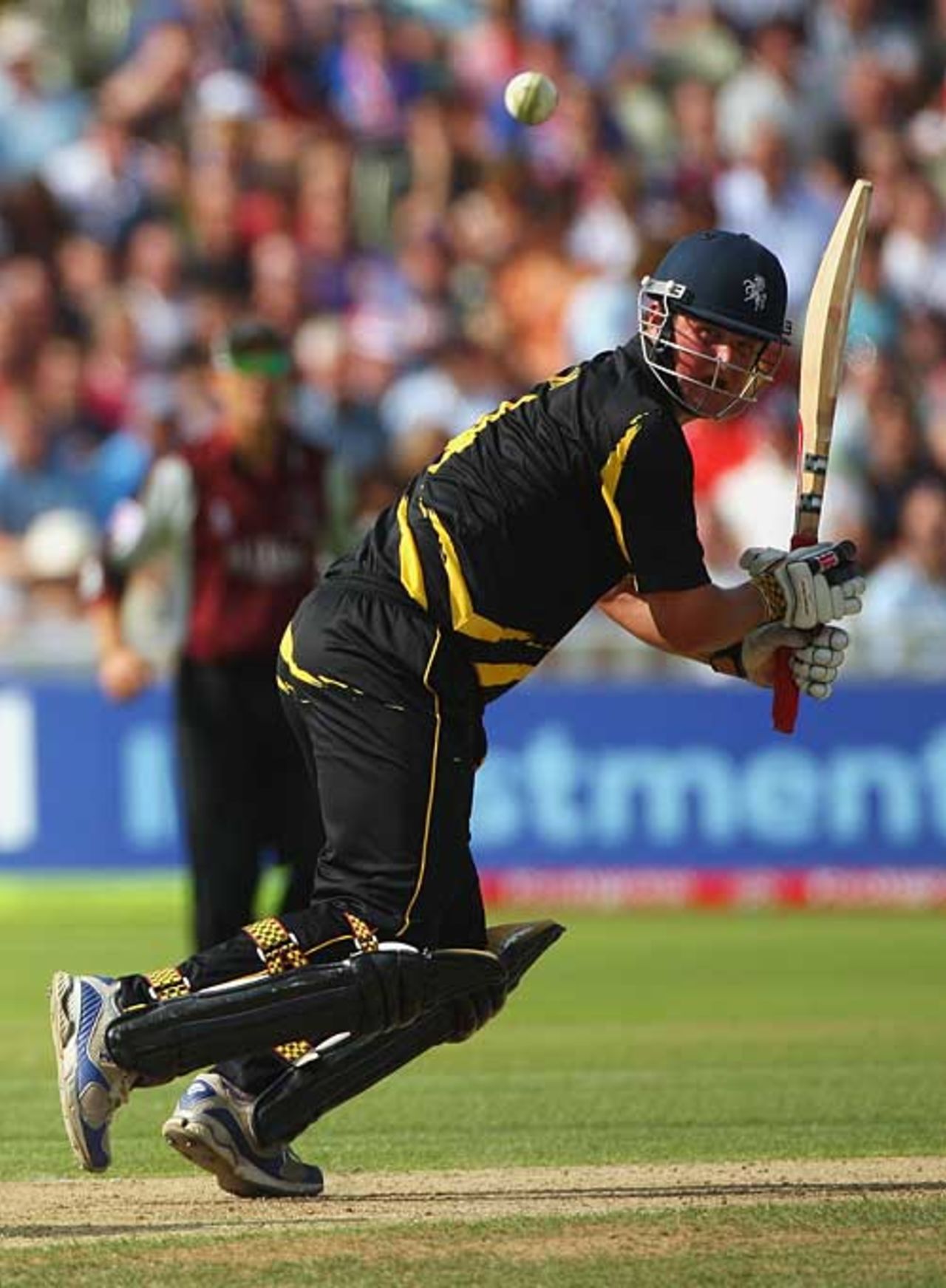 Robert Key couldn't find his timing as he made 34 off 38 balls, Kent v Somerset, Twenty20 Cup semi-final, Edgbaston, August 15, 2009
