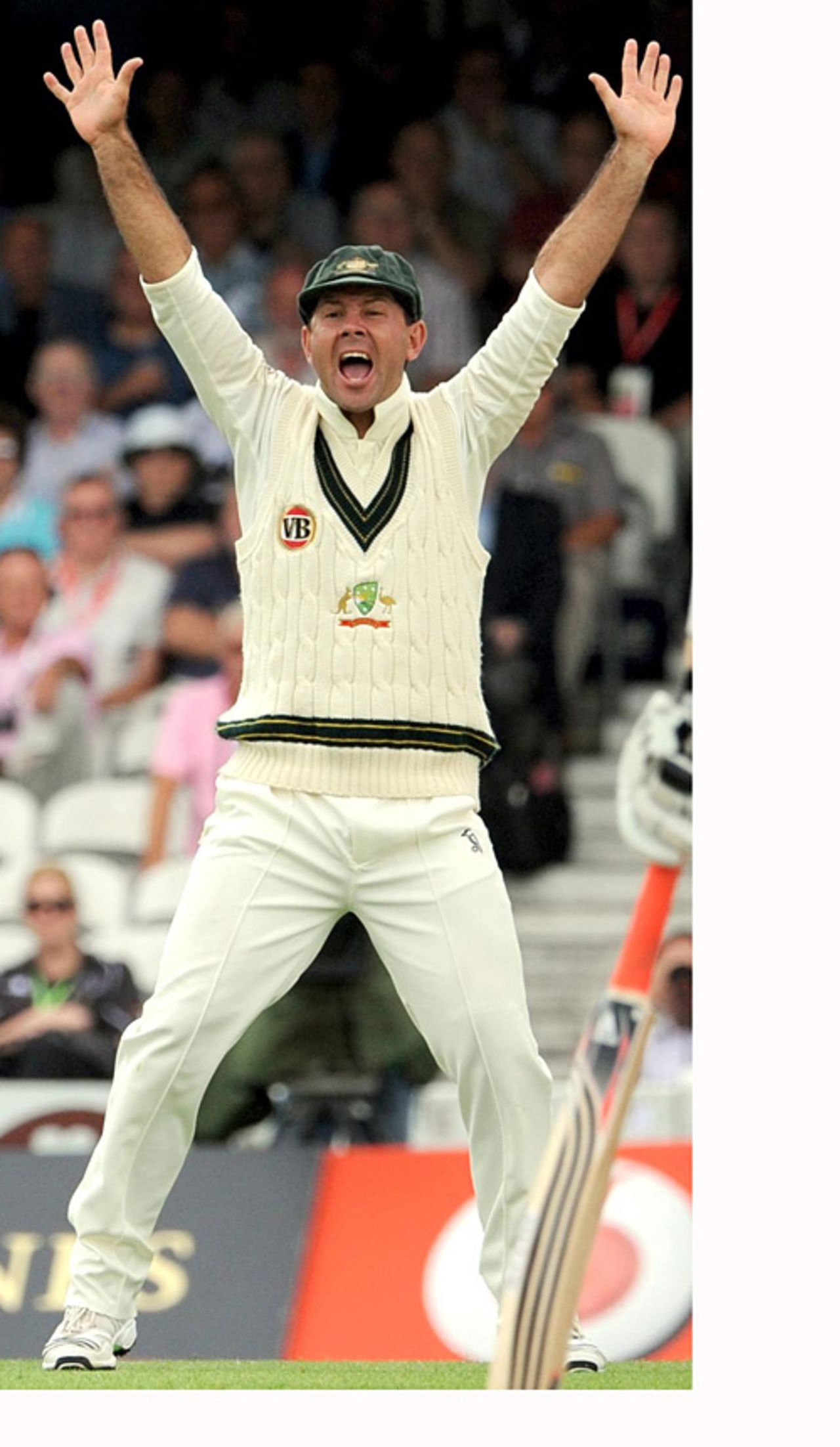 Ricky Ponting's appeal is rejected, England v Australia, 5th Test, The Oval, 1st day, August 20, 2009