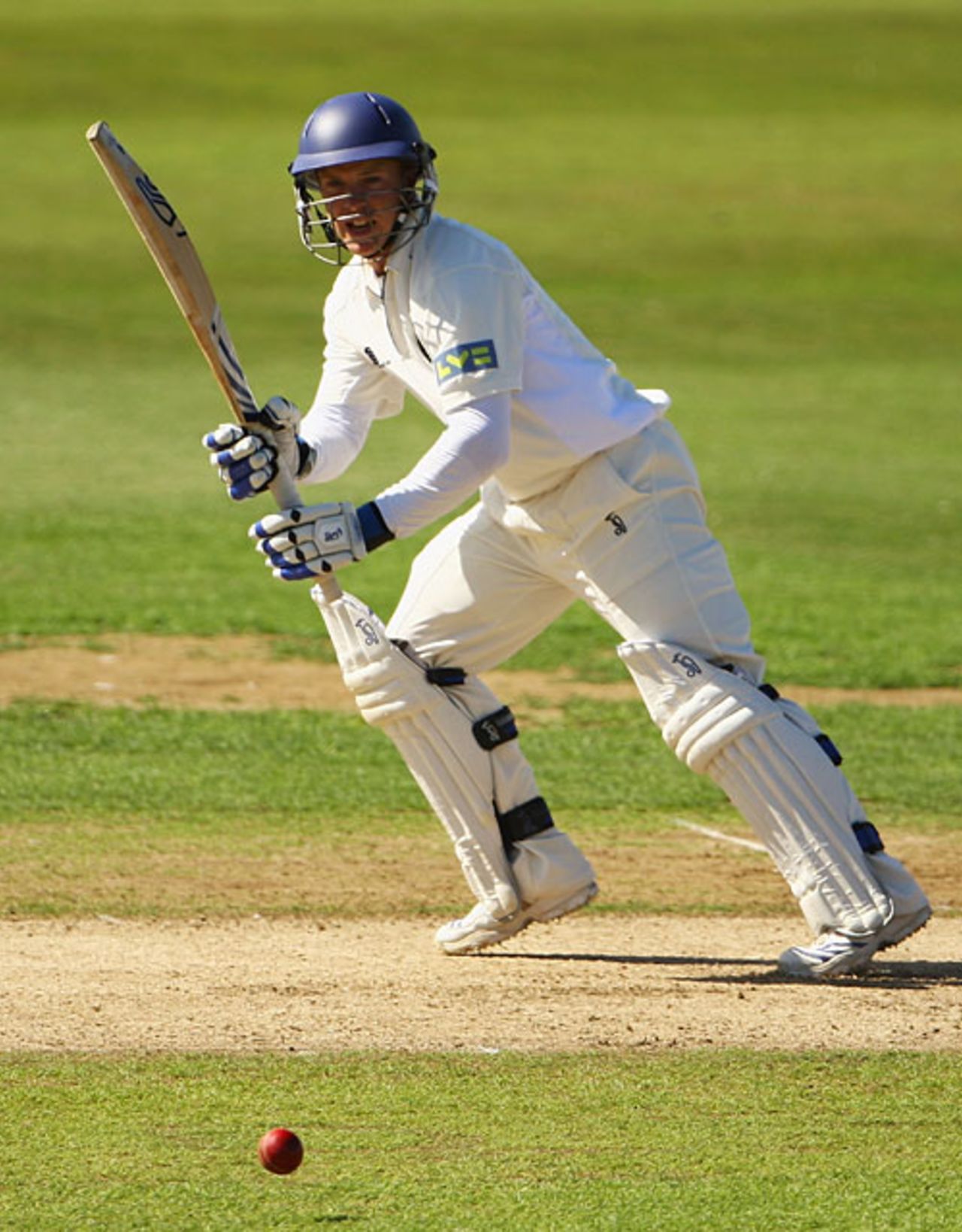 Tim Ambrose plays to leg, Yorkshire v Warwickshire, County Championship, Division One, Scarborough, August 27, 2009
