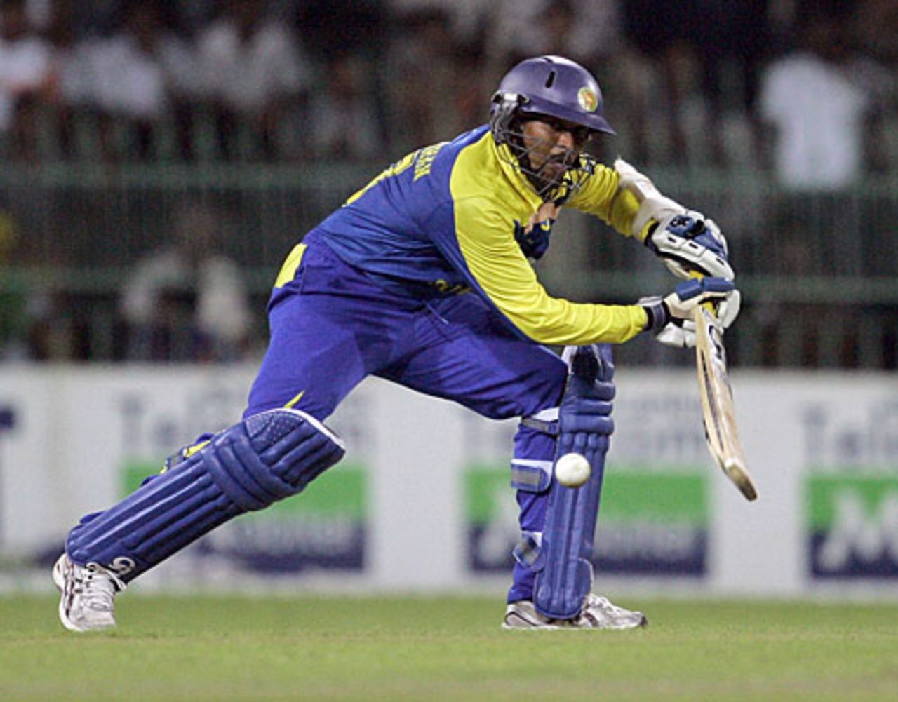 Tillakaratne Dilshan nudges the ball, Sri Lanka v New Zealand, 1st Twenty20, Colombo, September 2, 2009