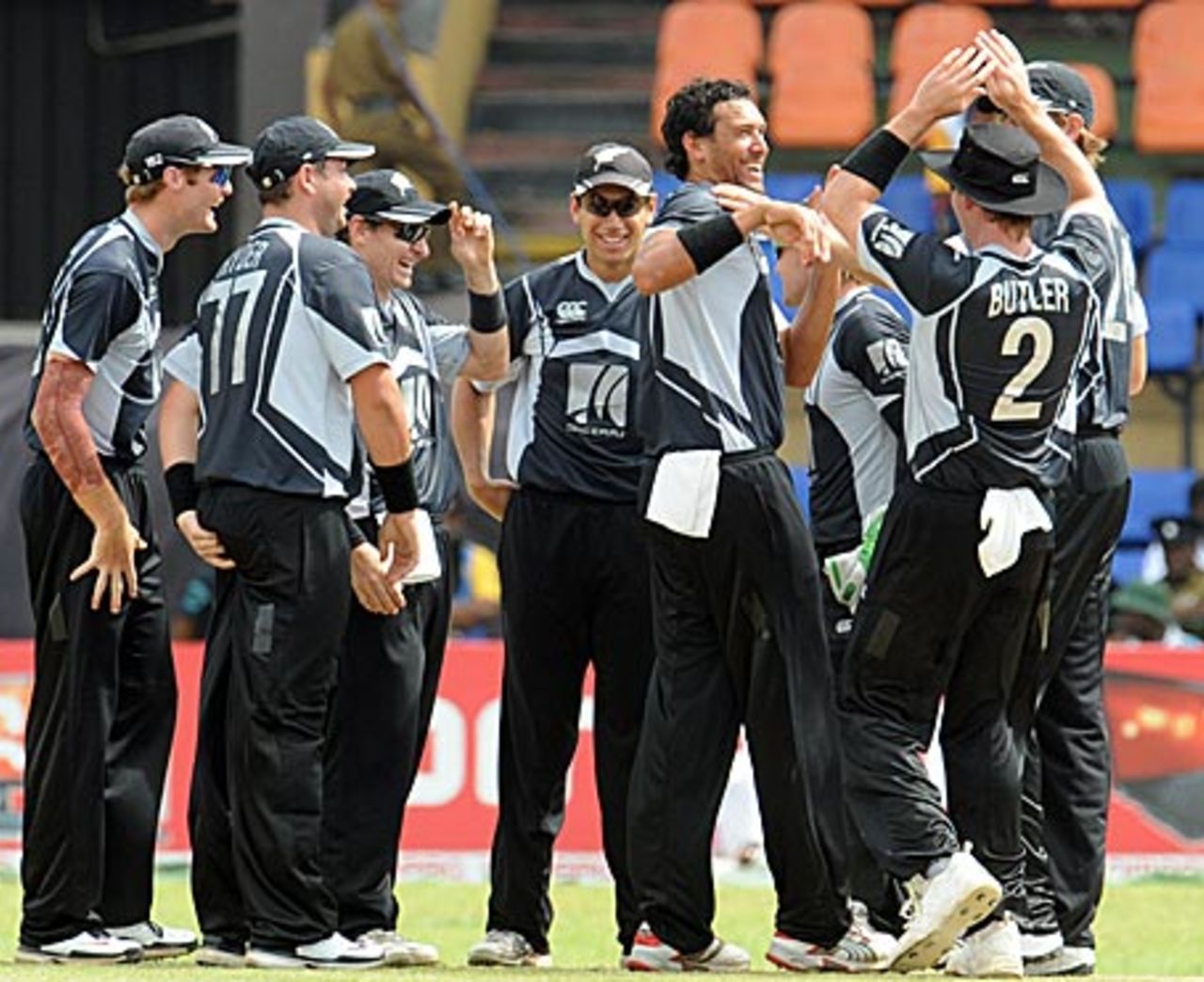 Daryl Tuffey, not for the first time, struck in his first over, Sri Lanka v New Zealand, 1st match, Compaq Cup, Colombo, September 8, 2009