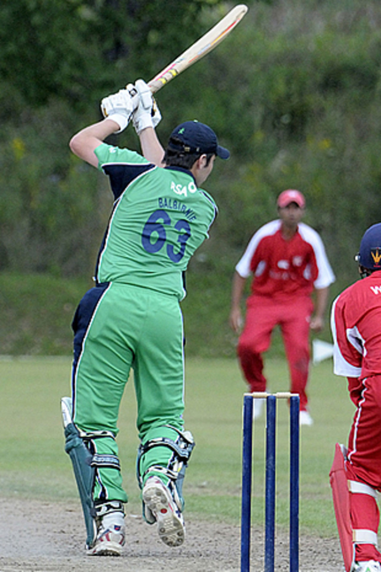 Andrew Balbirnie goes on the offensive, Hong Kong Under-19s v Ireland Under-19s, ICC Under-19 World Cup Qualifier, King City, September 8, 2009