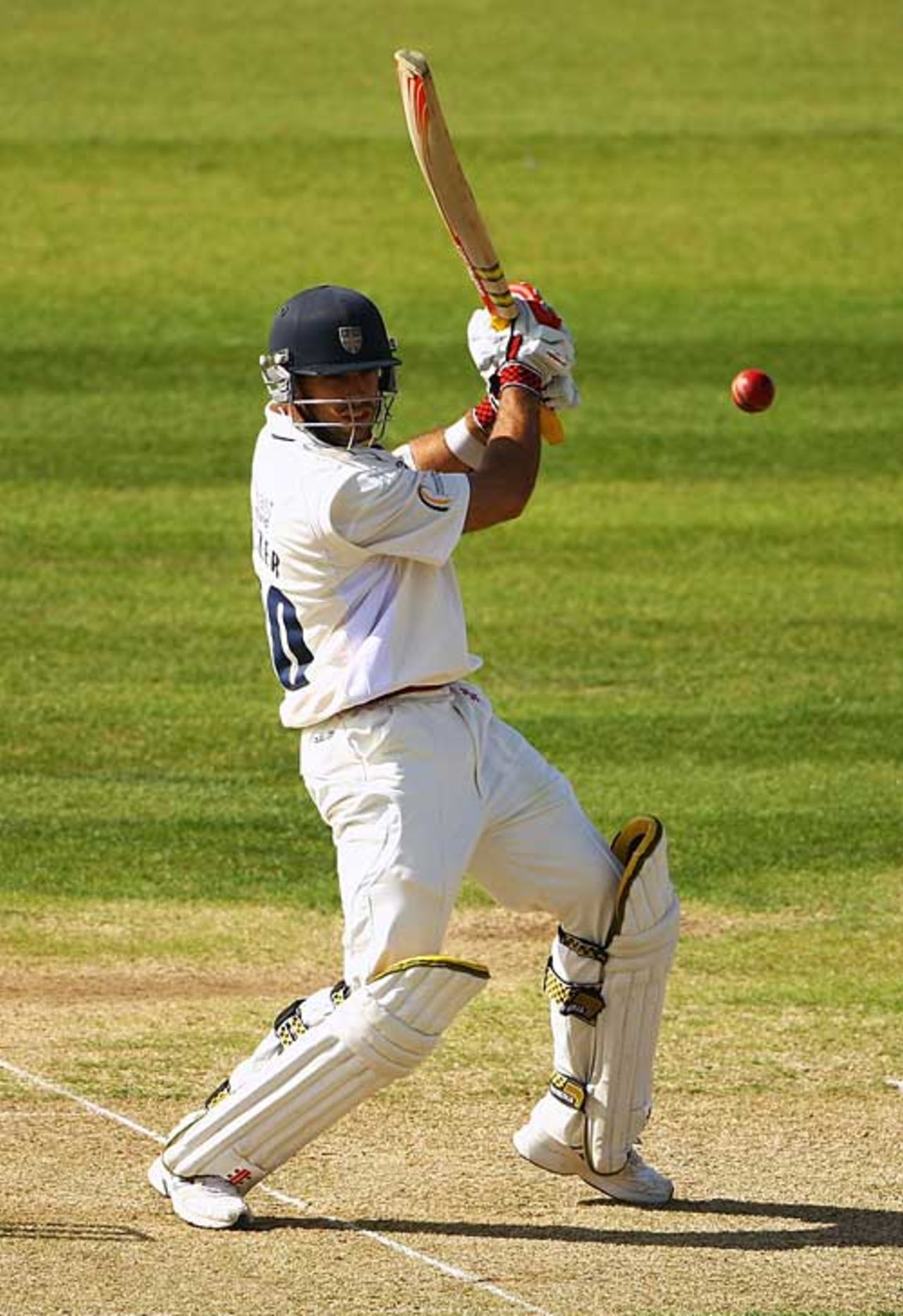 Kyle Coetzer collects another boundary during his hundred, Durham v Nottinghamshire, County Championship, 1st day, Chester-le-Street, September 9, 2009