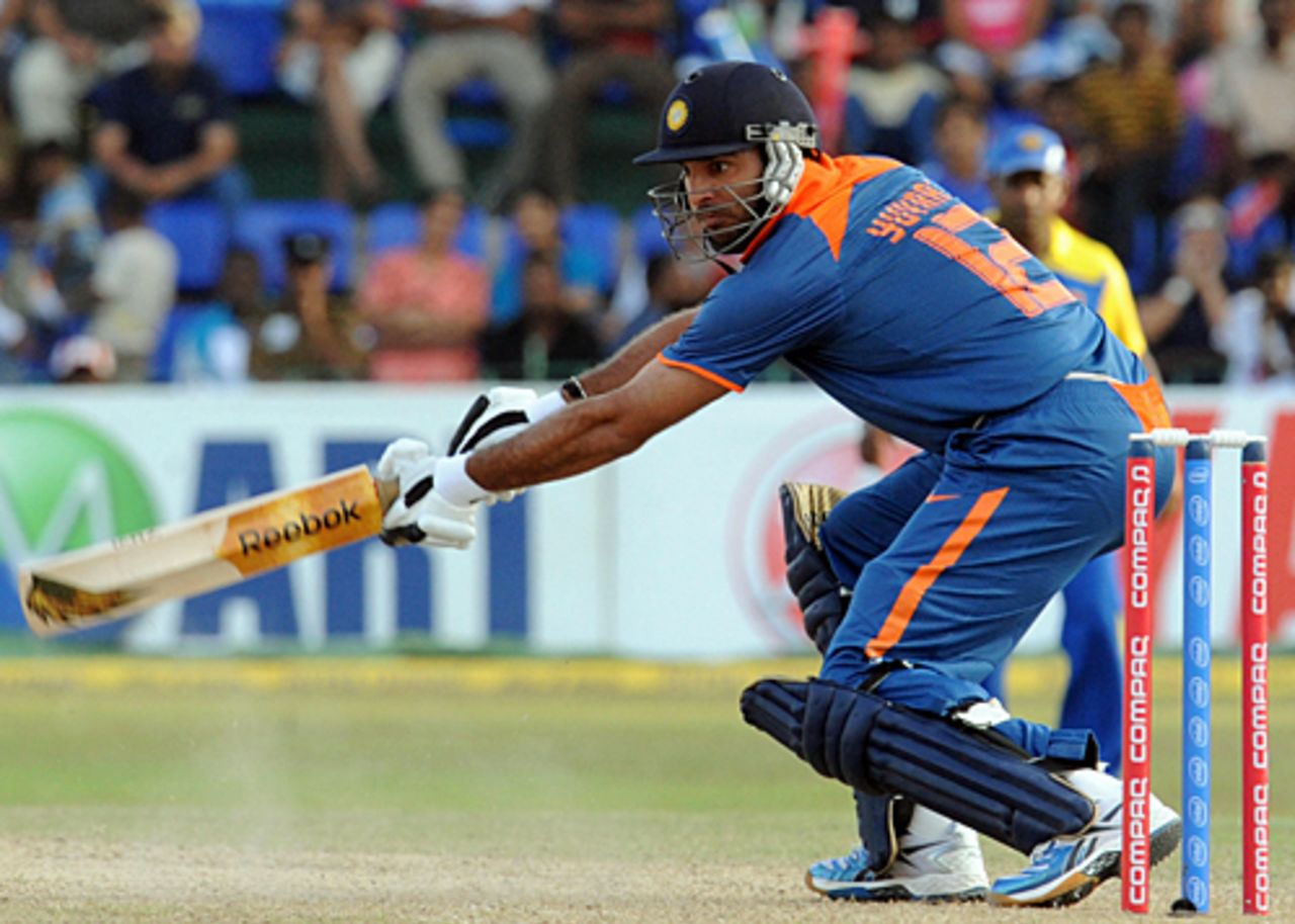 Yuvraj Singh manages to get one past point, Sri Lanka v India, Compaq Cup, final, Colombo, September 14, 2009