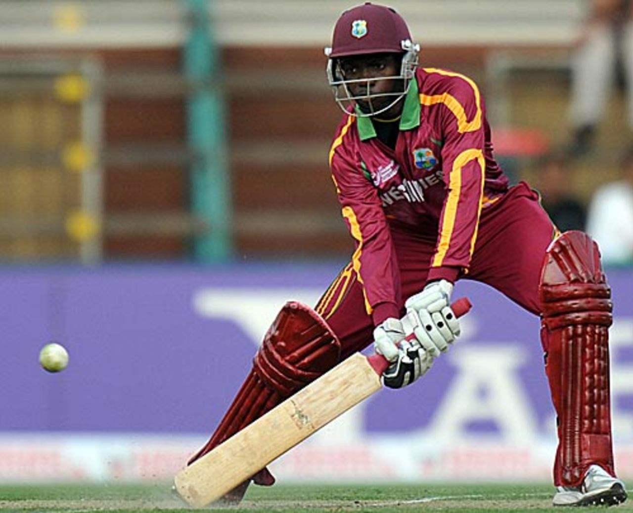 Nikita Miller steers one behind point , Pakistan v West Indies, Champions Trophy, Group A, Johannesburg, September 23, 2009