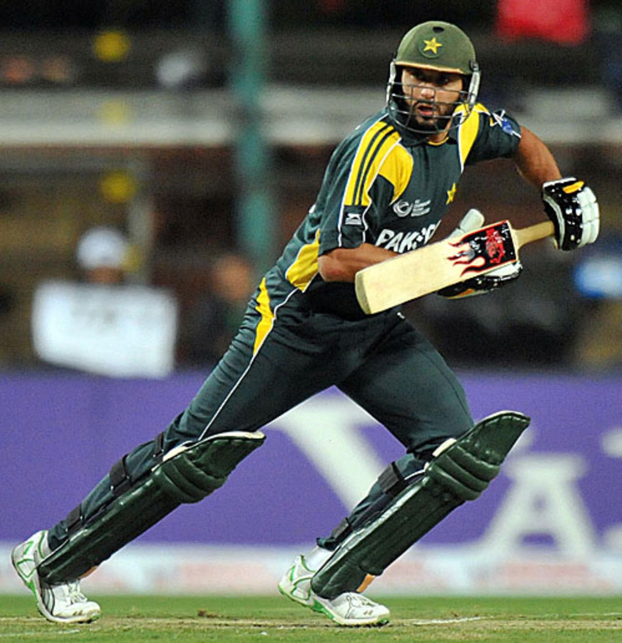 Shahid Afridi steers one to the off side, Pakistan v West Indies, ICC Champions Trophy, Group A, Johannesburg, September 23, 2009