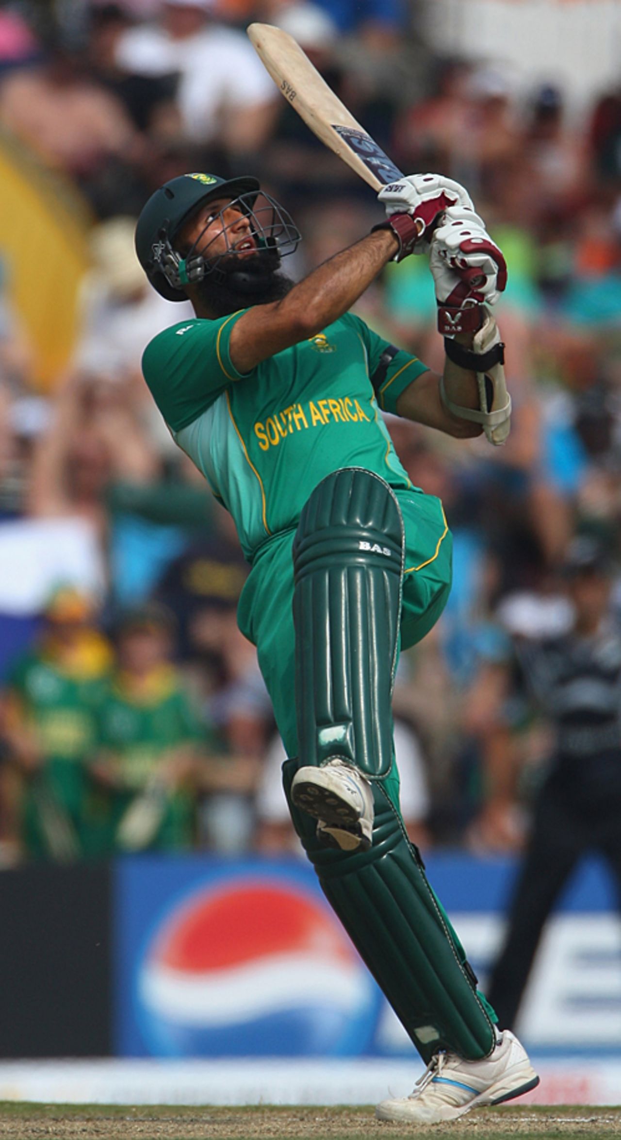 A pivot and a pull from Hashim Amla, South Africa v New Zealand, Champions Trophy, Group B, Centurion, September 24, 2009