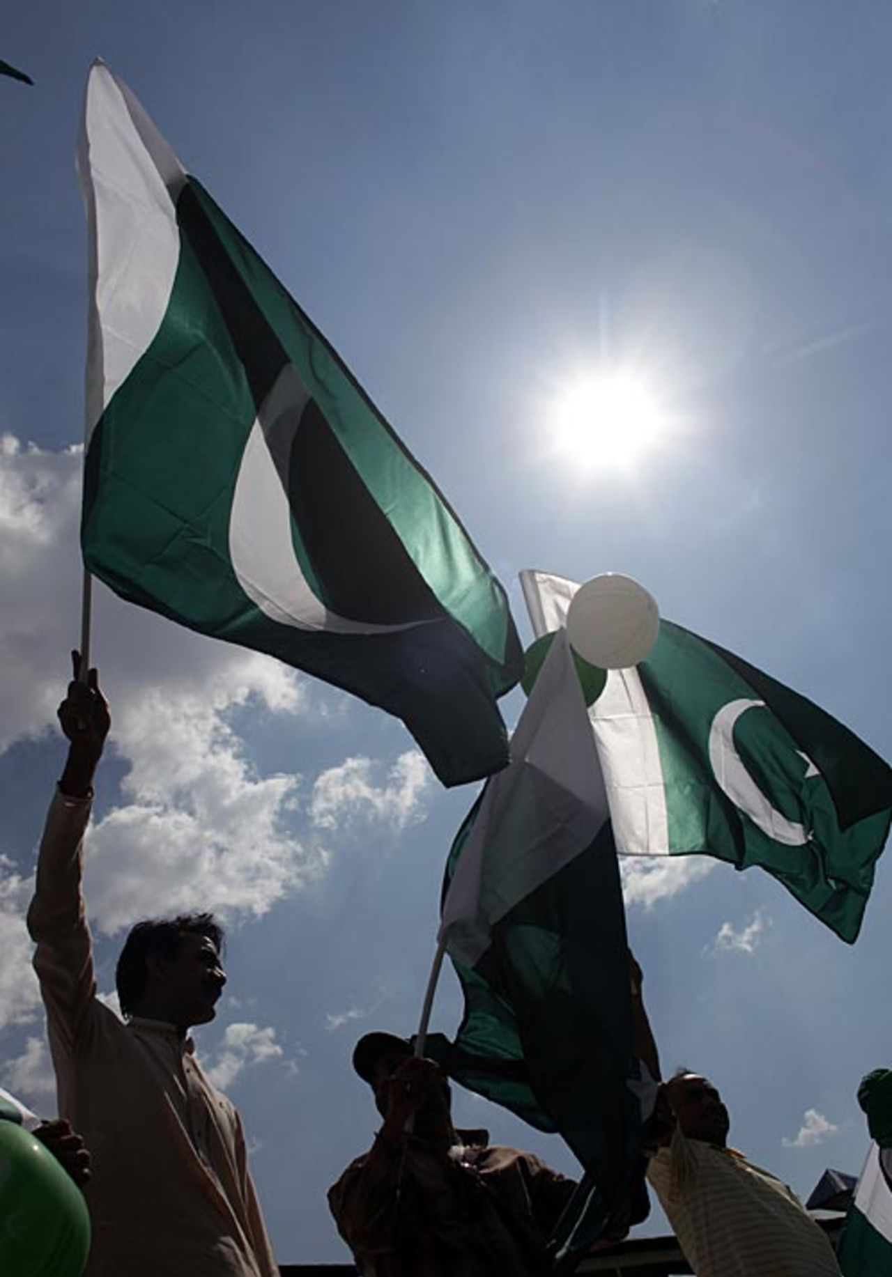 Pakistan fans in Centurion, India v Pakistan, Champions Trophy, Group A, Centurion, September 26, 2009