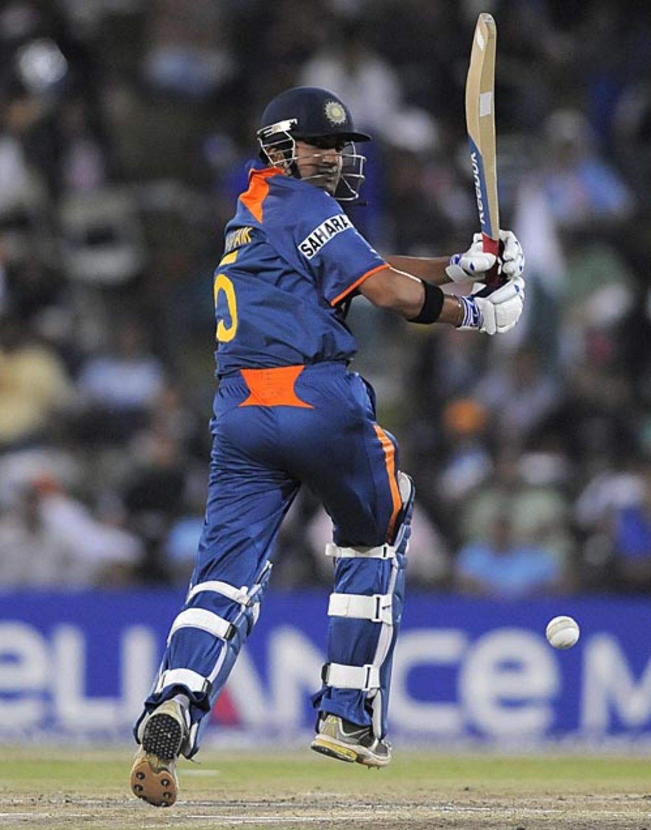 Gautam Gambhir plays off his pads, India v Pakistan, Champions Trophy, Group A, Centurion, September 26, 2009