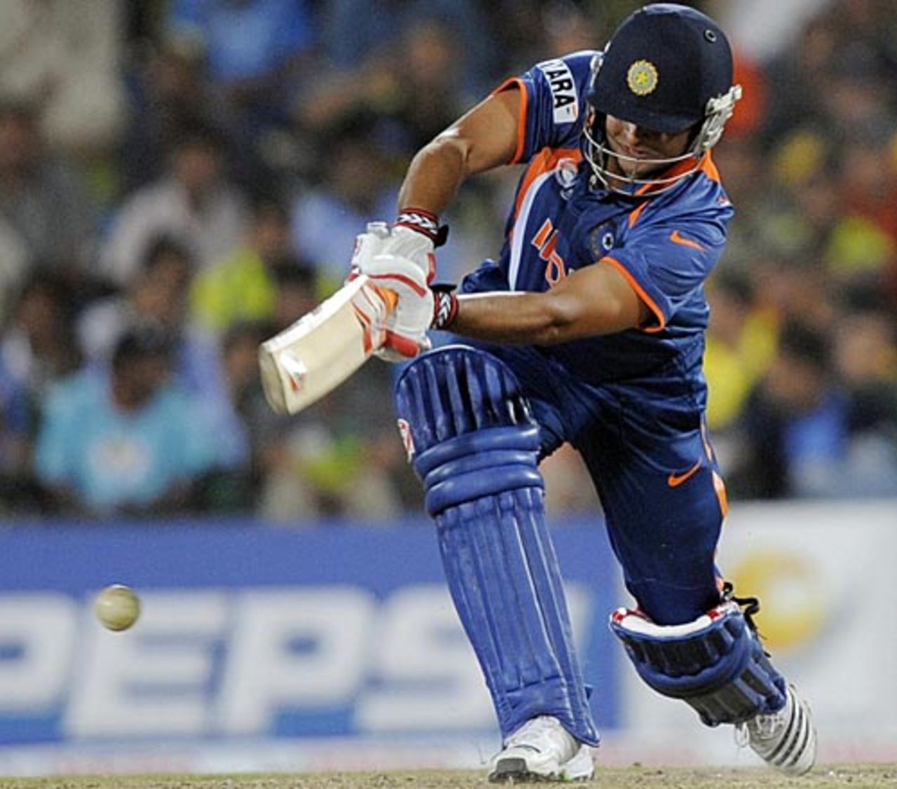 Suresh Raina hit 46 off 41 balls, India v Pakistan, Champions Trophy, Group A, Centurion, September 26, 2009