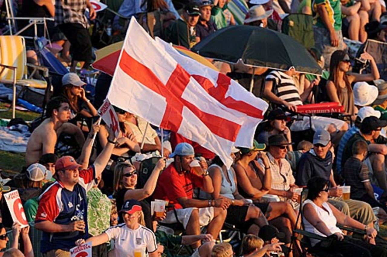 England fans had much to cheer for in Centurion, South Africa v England, ICC Champions Trophy, Group B, Centurion, September 27, 2009