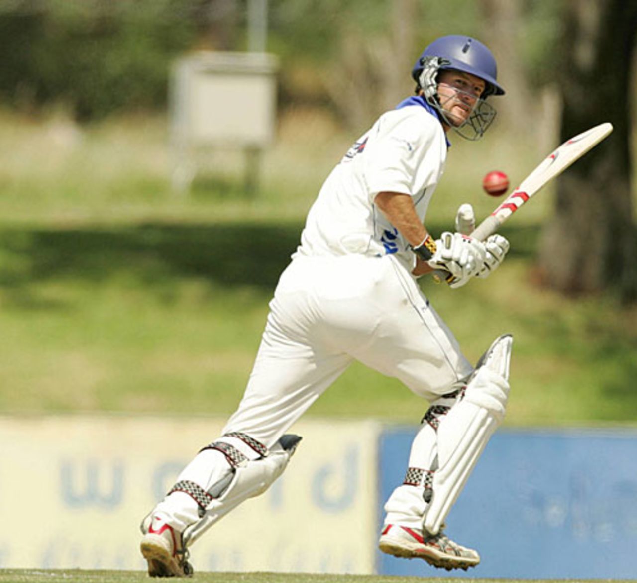 Andrew Puttick plays to leg, Cape Cobras v Highveld Lions, SuperSport Series, Paarl, 1st day, November 8, 2007