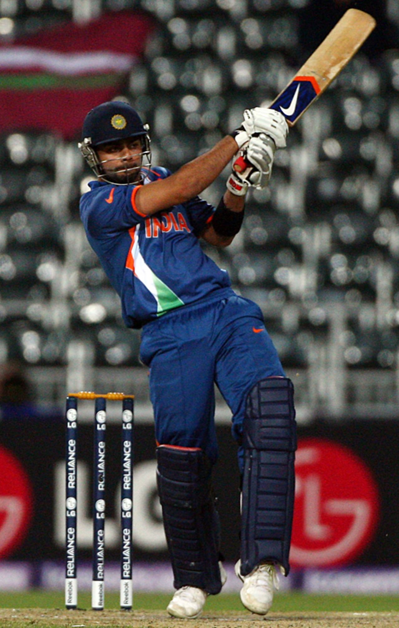 Virat Kohli pulls majestically, India v West Indies, Champions Trophy, Group A, Johannesburg, September 30, 2009