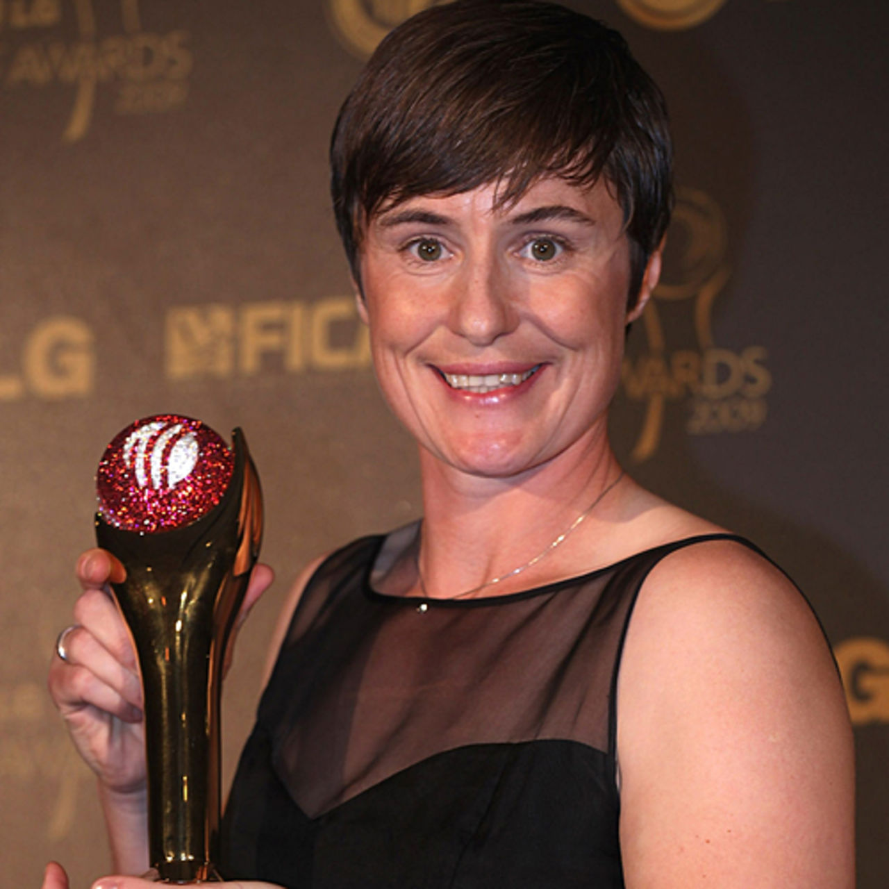 Claire Taylor was named Women's Cricketer of the Year, ICC Awards, Johannesburg, October 1, 2009