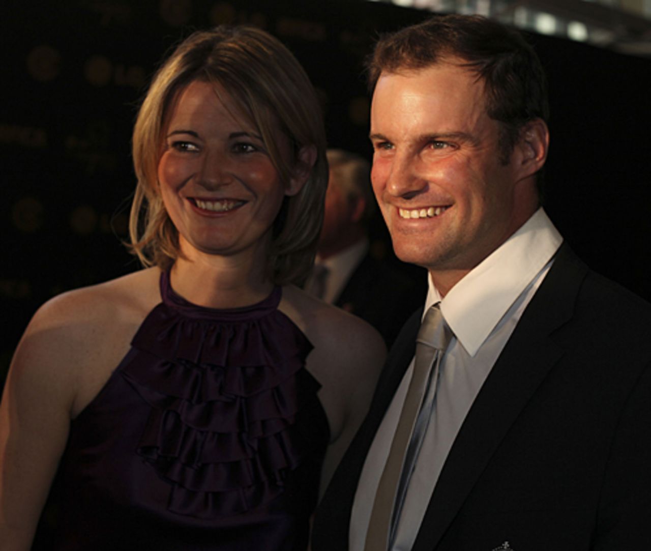Charlotte Edwards and Andrew Strauss were among the English representatives at the ceremony, ICC Awards, Johannesburg, October 1, 2009