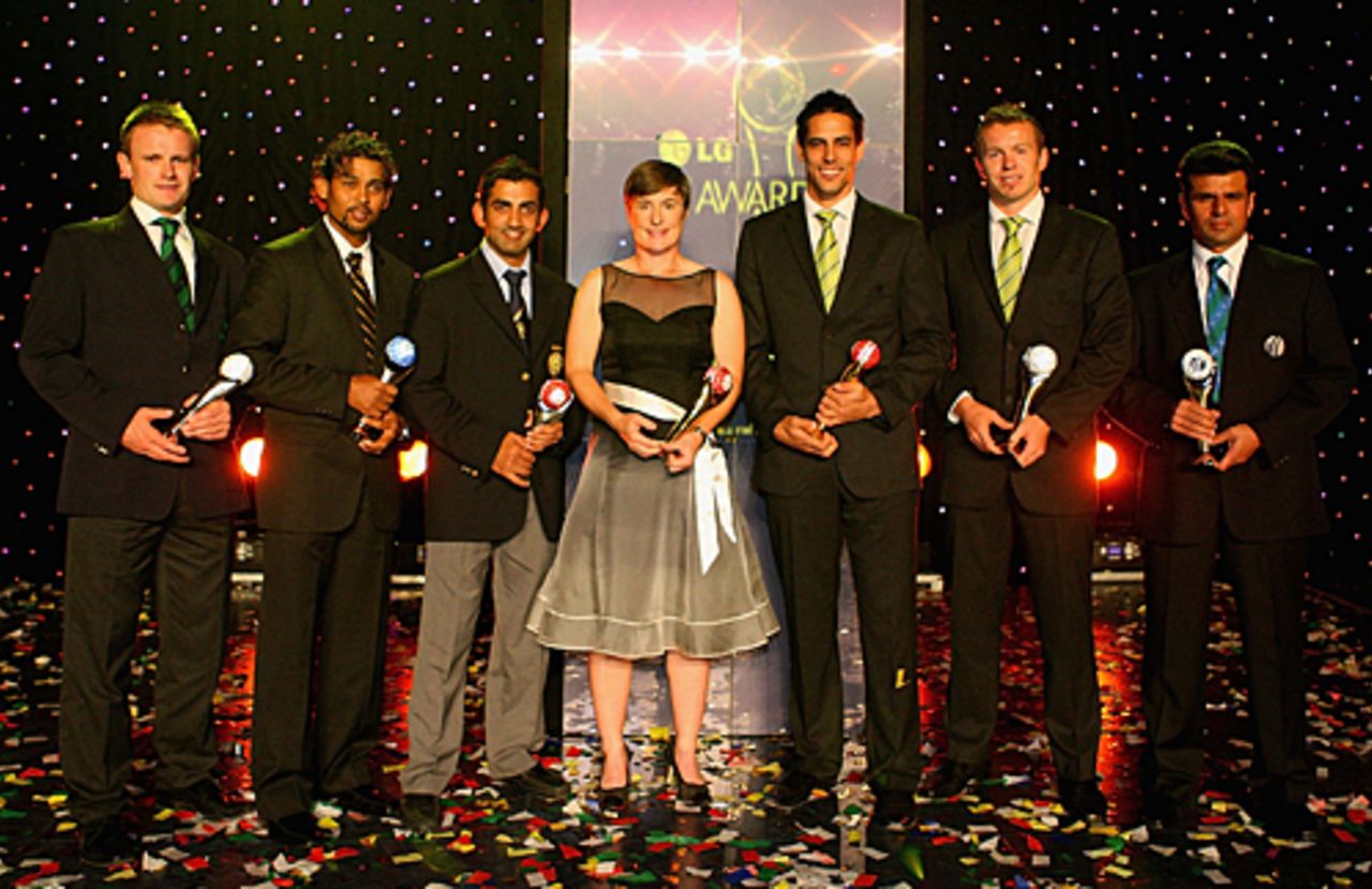 The winners take centrestage, ICC Awards, Johannesburg, October 1, 2009