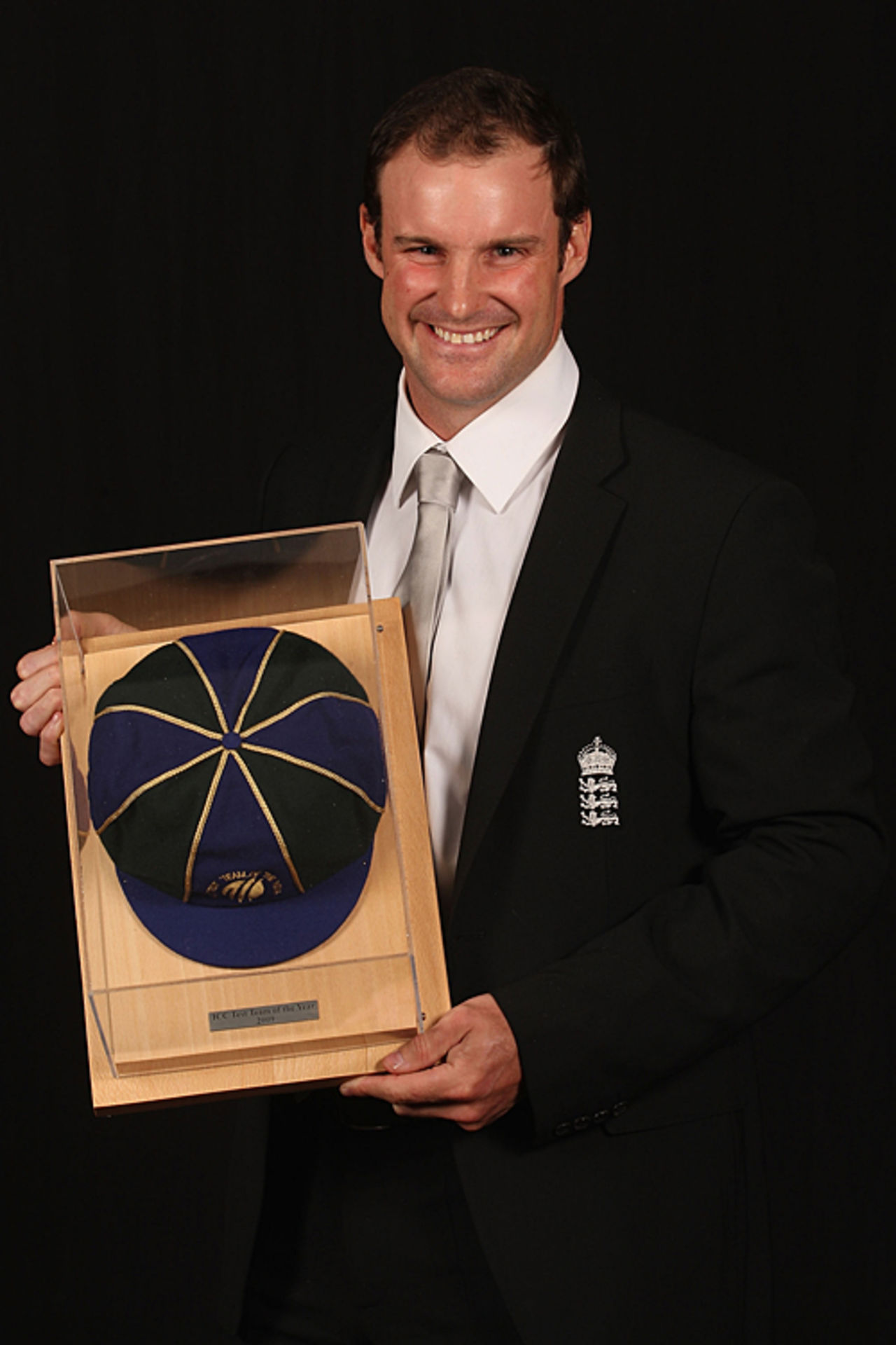 Andrew Strauss made it to the Test Team of the Year, ICC Awards, Johannesburg, October 1, 2009