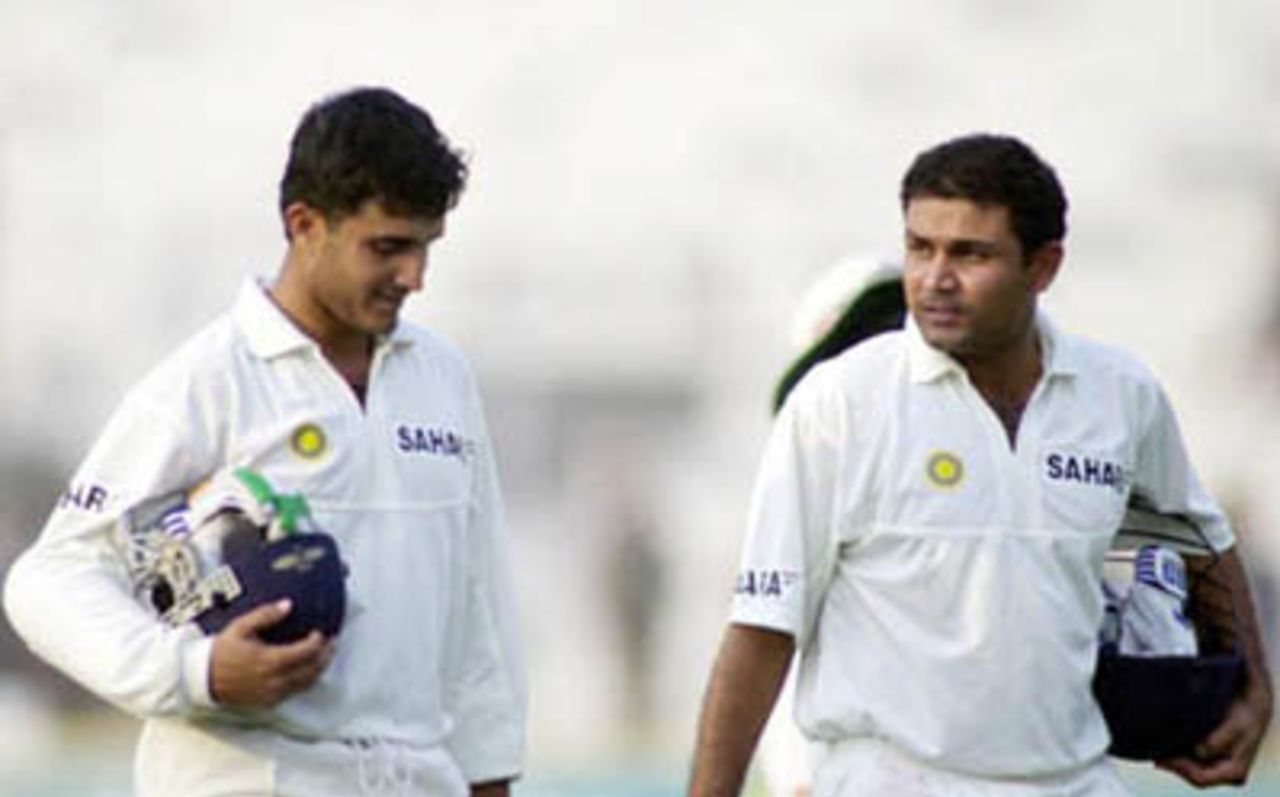 India v Zimbabwe, 2nd Test match, Day Two, Feroz Shah Kotla, Delhi, 28 Feb-4 March 2002