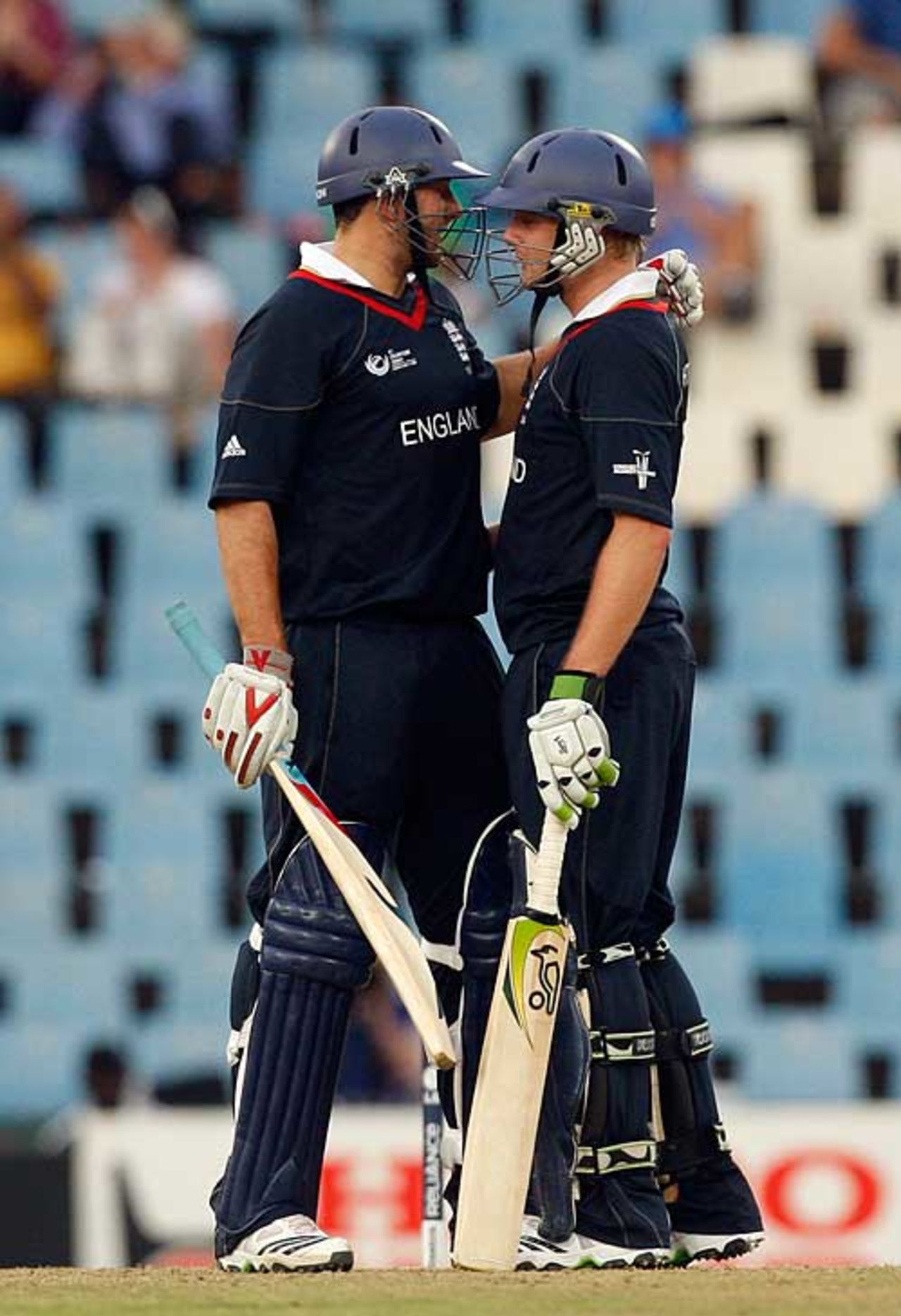 Tim Bresnan and Luke Wright added 107 for the seventh wicket, Australia v England, 1st semi-final, Champions Trophy, Centurion Park, October 2, 2009