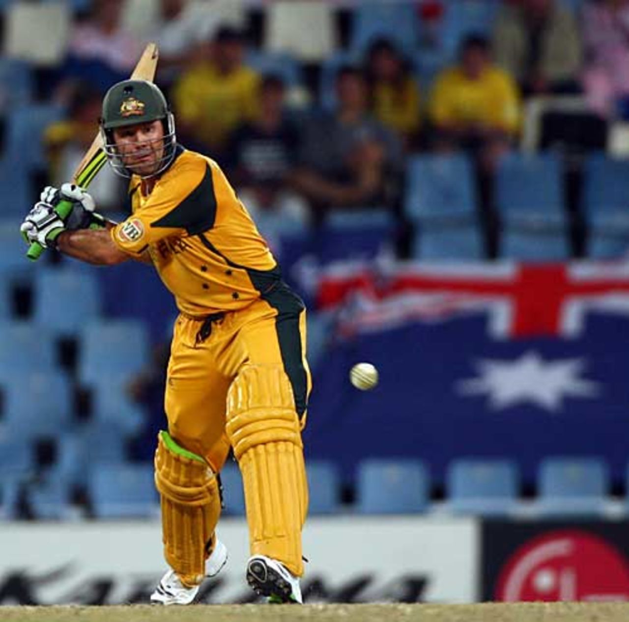 Ricky Ponting barely put a foot wrong during his hundred, Australia v England, 1st semi-final, Champions Trophy, Centurion Park, October 2, 2009