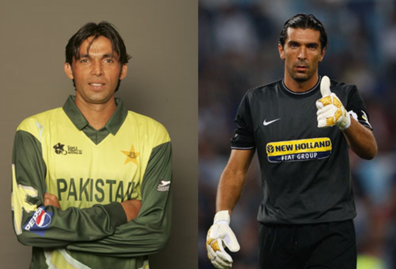 Composite: Mohammad Asif, Gianluigi Buffon