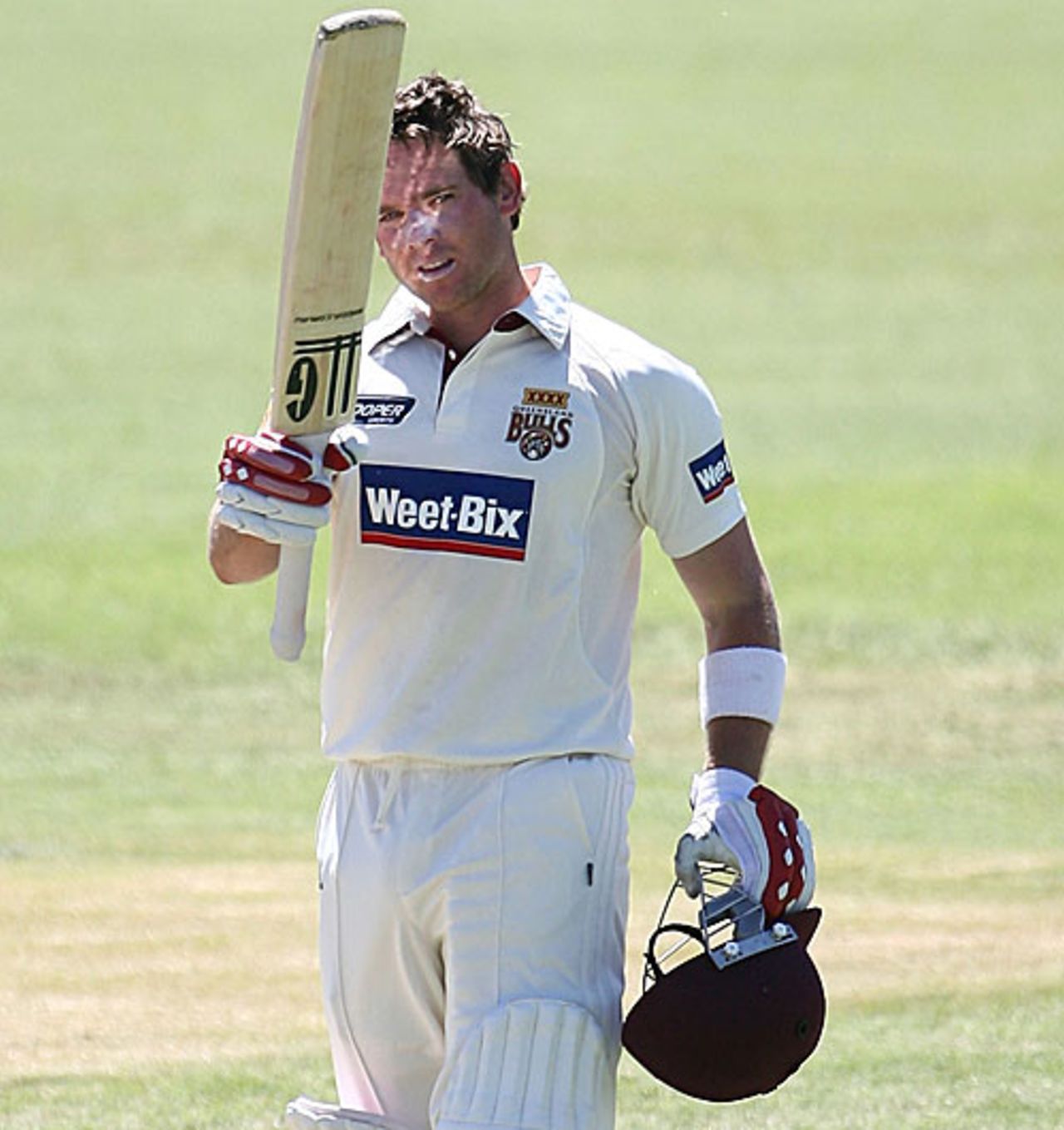 Ryan Broad reached his sixth first-class century, Western Australia v Queensland, Sheffield Shield, Perth, 3rd day, October 15, 2009