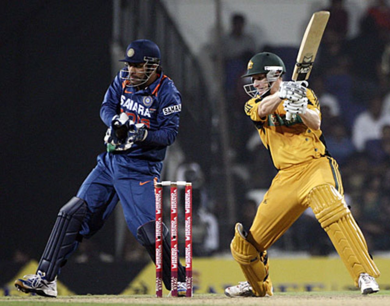 Adam Voges managed 36, India v Australia, 2nd ODI, Nagpur, October 28, 2009