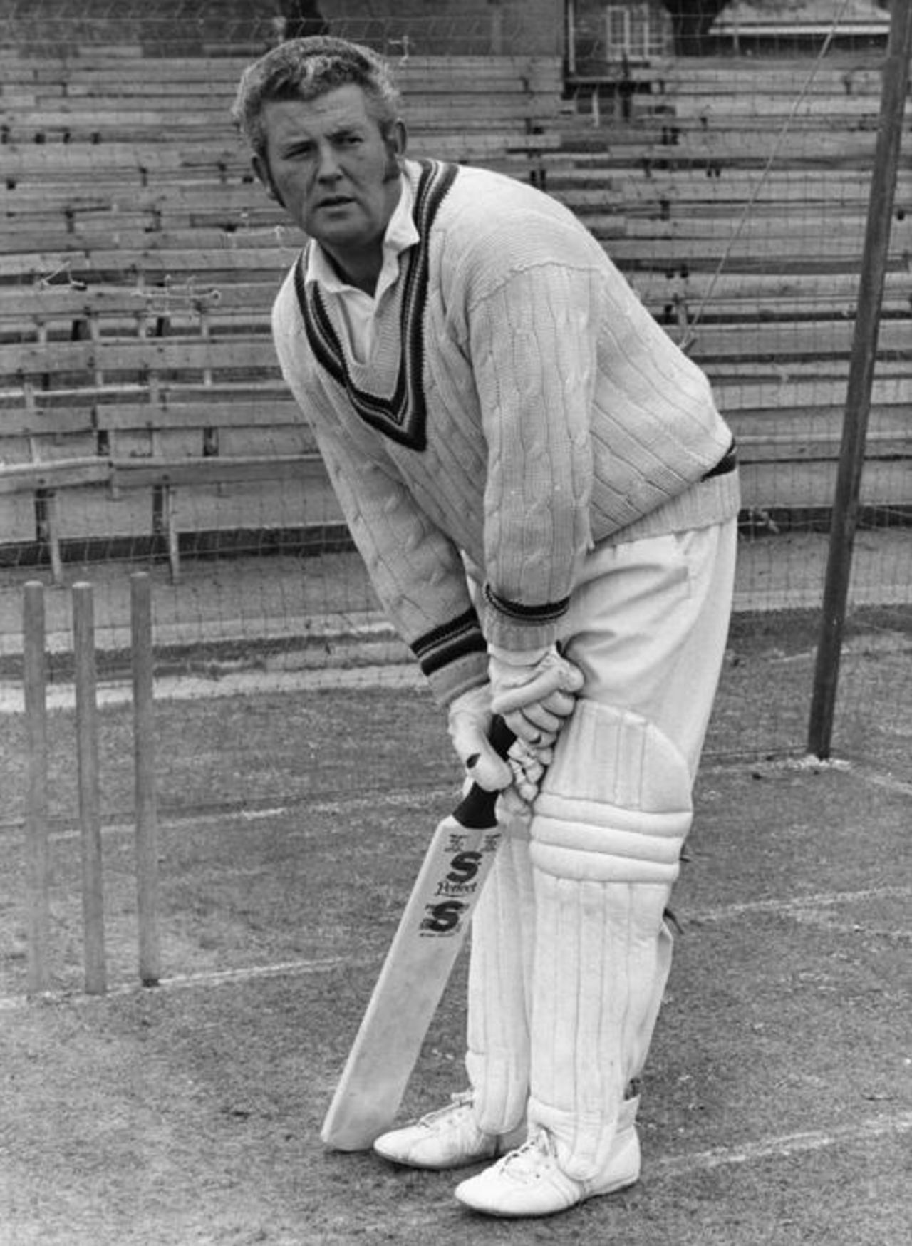 David Shepherd in the nets. 1972