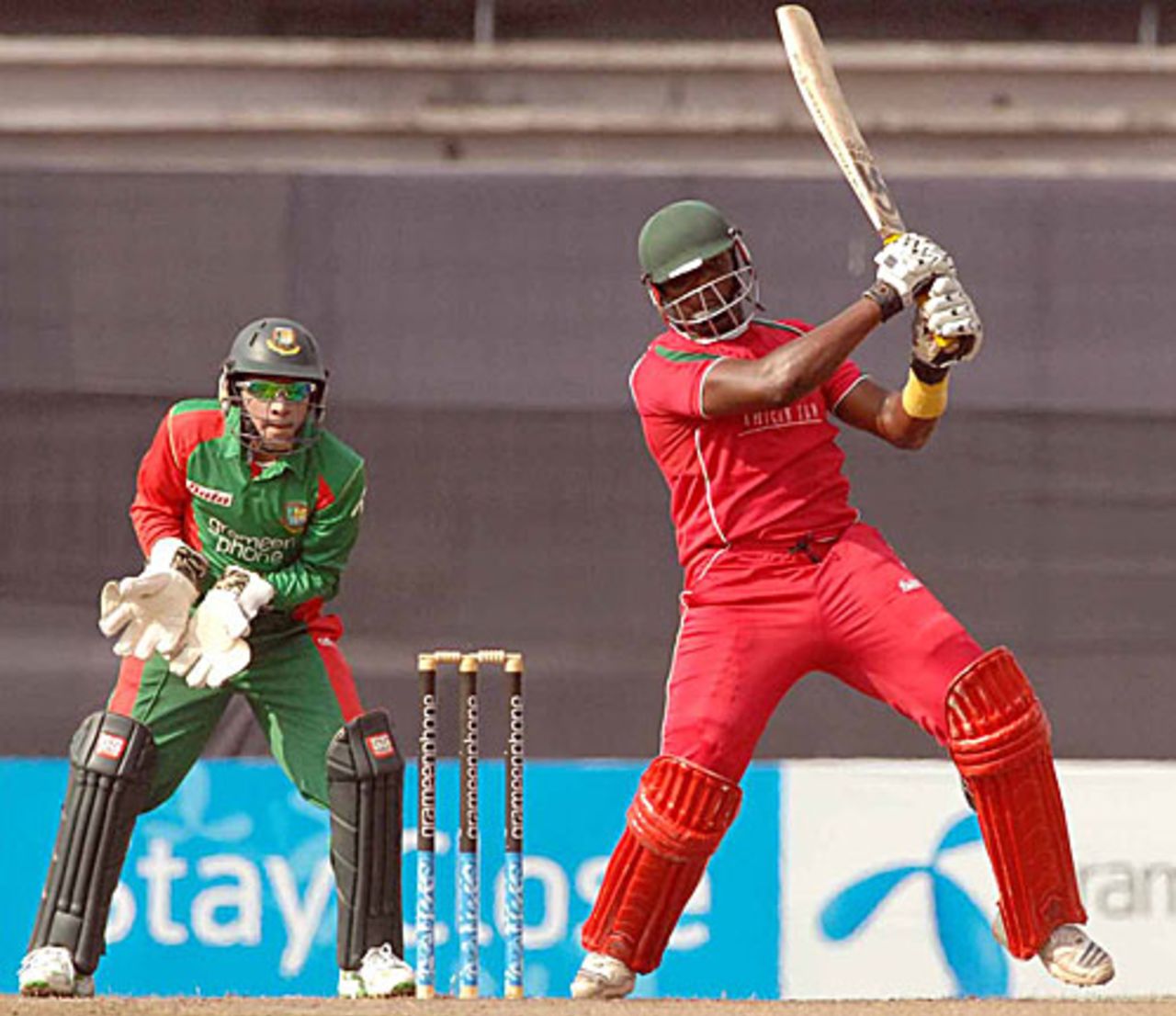 Hamilton Masakadza top scored for Zimbabwe with 84, Bangladesh v Zimbabwe, 3rd ODI, Mirpur, October 31, 2009