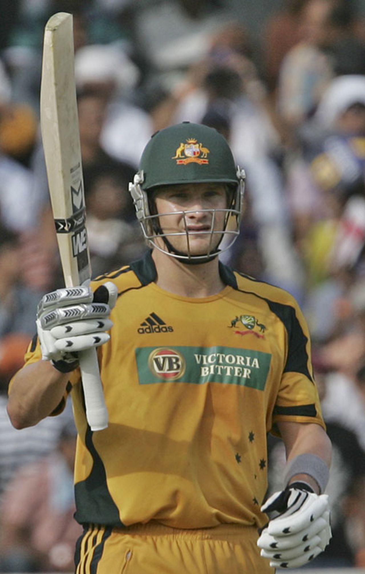 Shane Watson got to his fifty off 40 balls, India v Australia, 5th ODI, Hyderabad, November 5, 2009