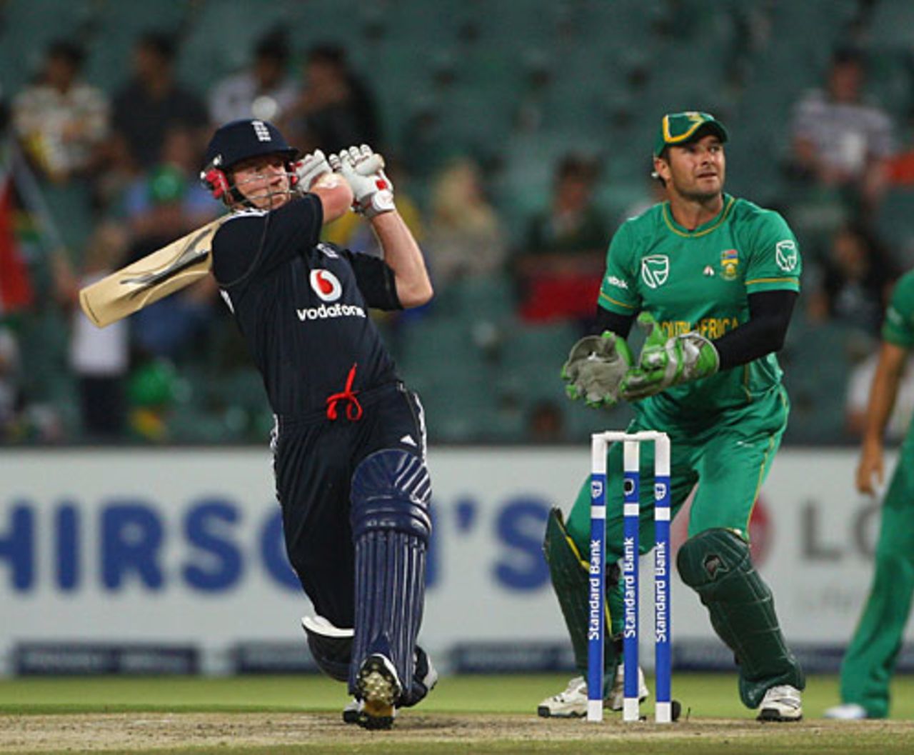 Captain Paul Collingwood led England's recovery with a 50 from 27 balls, South Africa v England, 1st Twenty20, Johannesburg, November 13, 2009