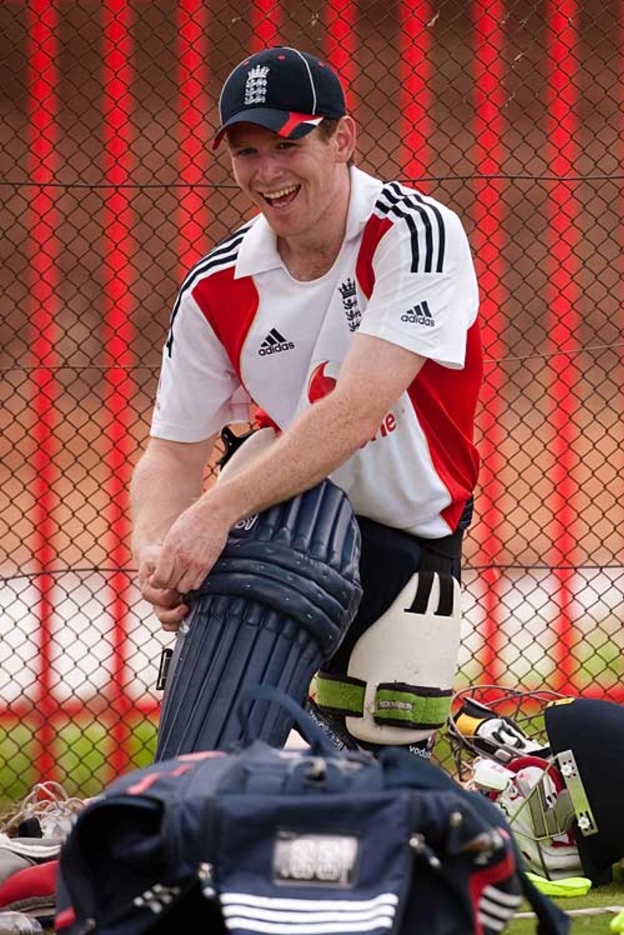 Eoin Morgan was in high spirits after his Wanderers display, Centurion, November 14, 2009