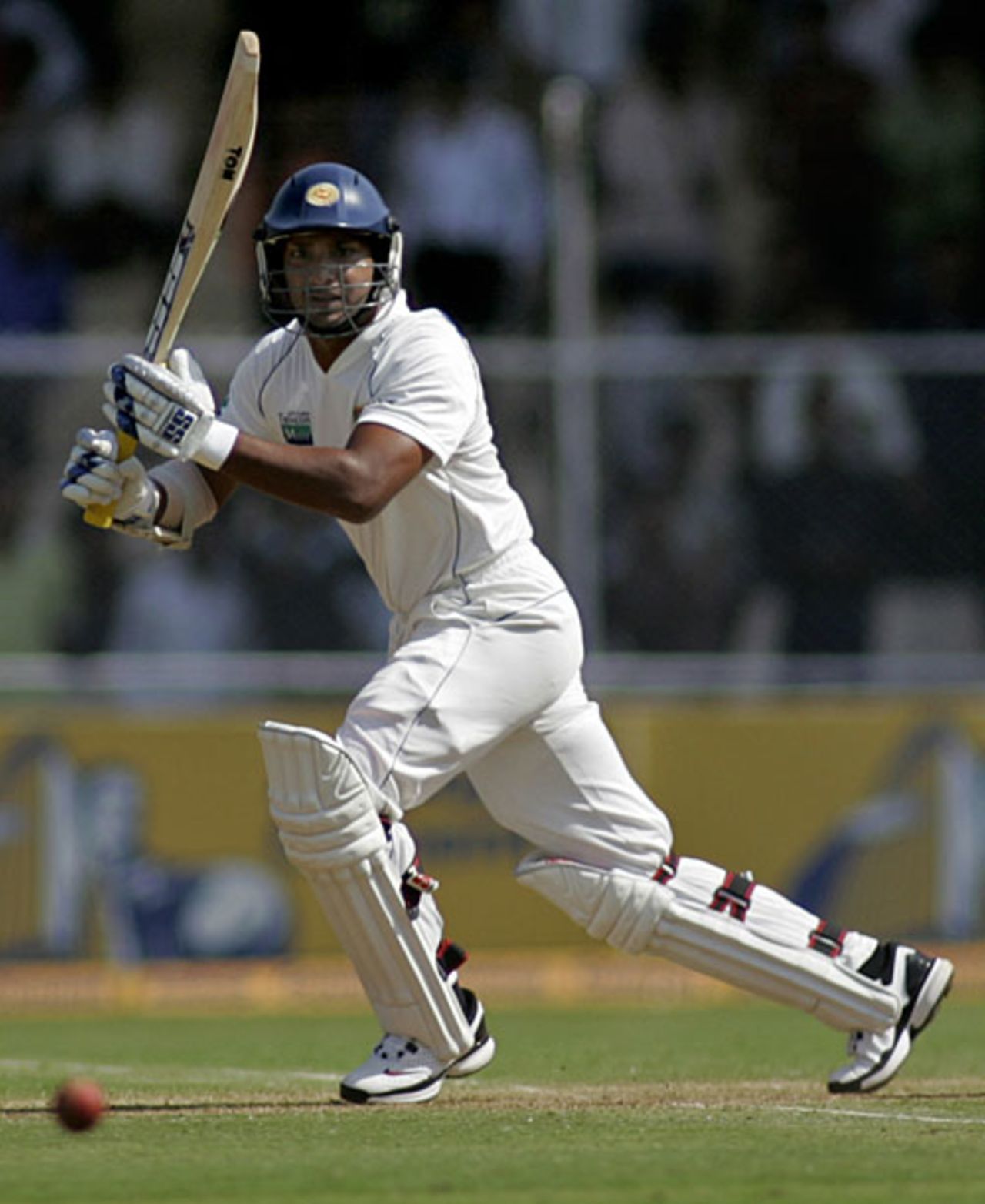 Kumar Sangakkara played watchfully for his 31, India v Sri Lanka, 1st Test, Ahmedabad, 2nd day, November 17, 2009