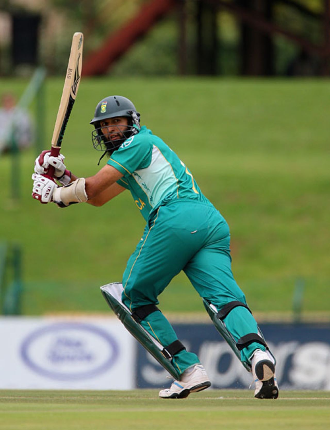 Hashim Amla, captaining South Africa A, starts strongly against a weakened England XI, South Africa A v England XI, Potchefstroom, Nov 17, 2009