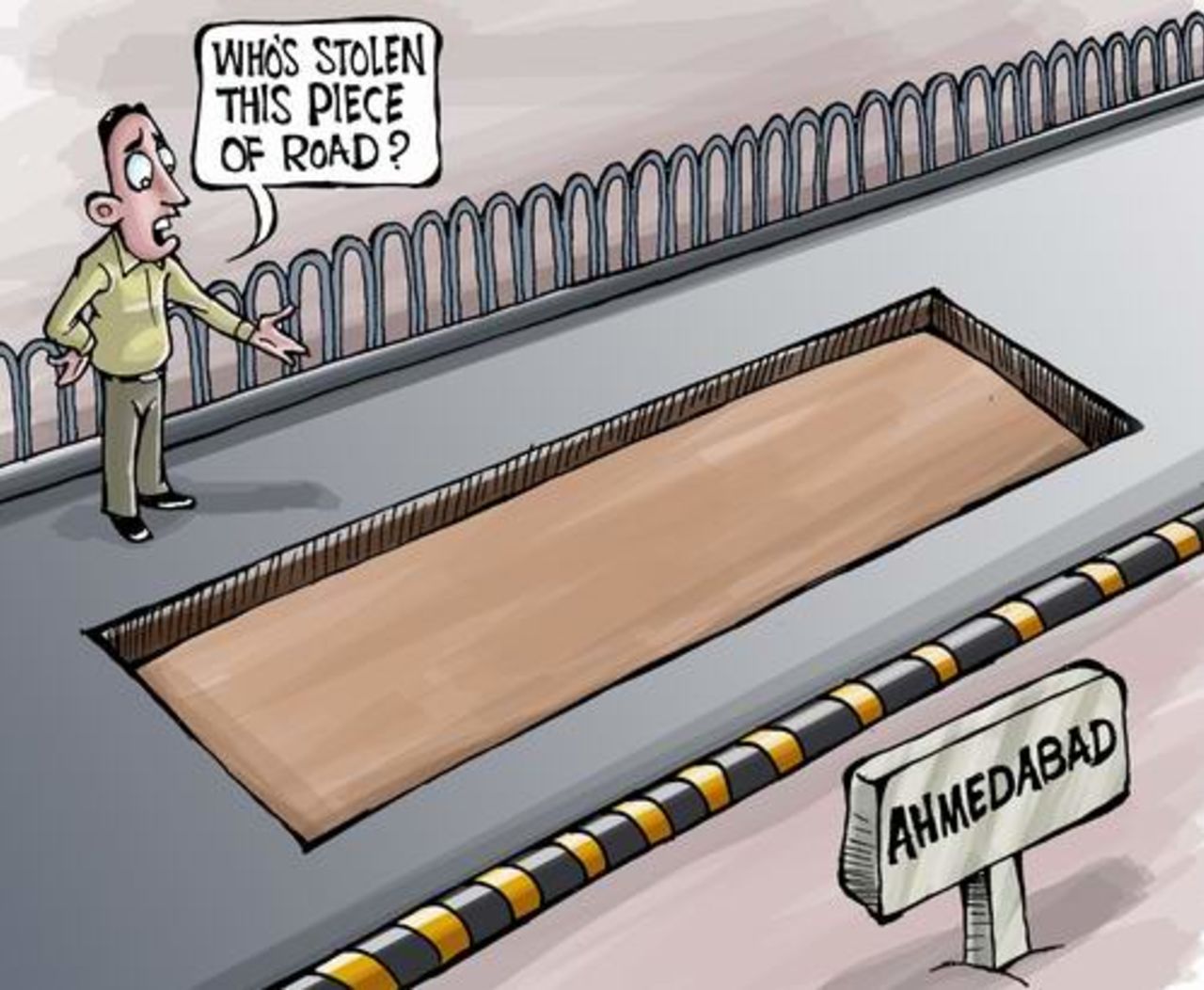 Cartoon: Road