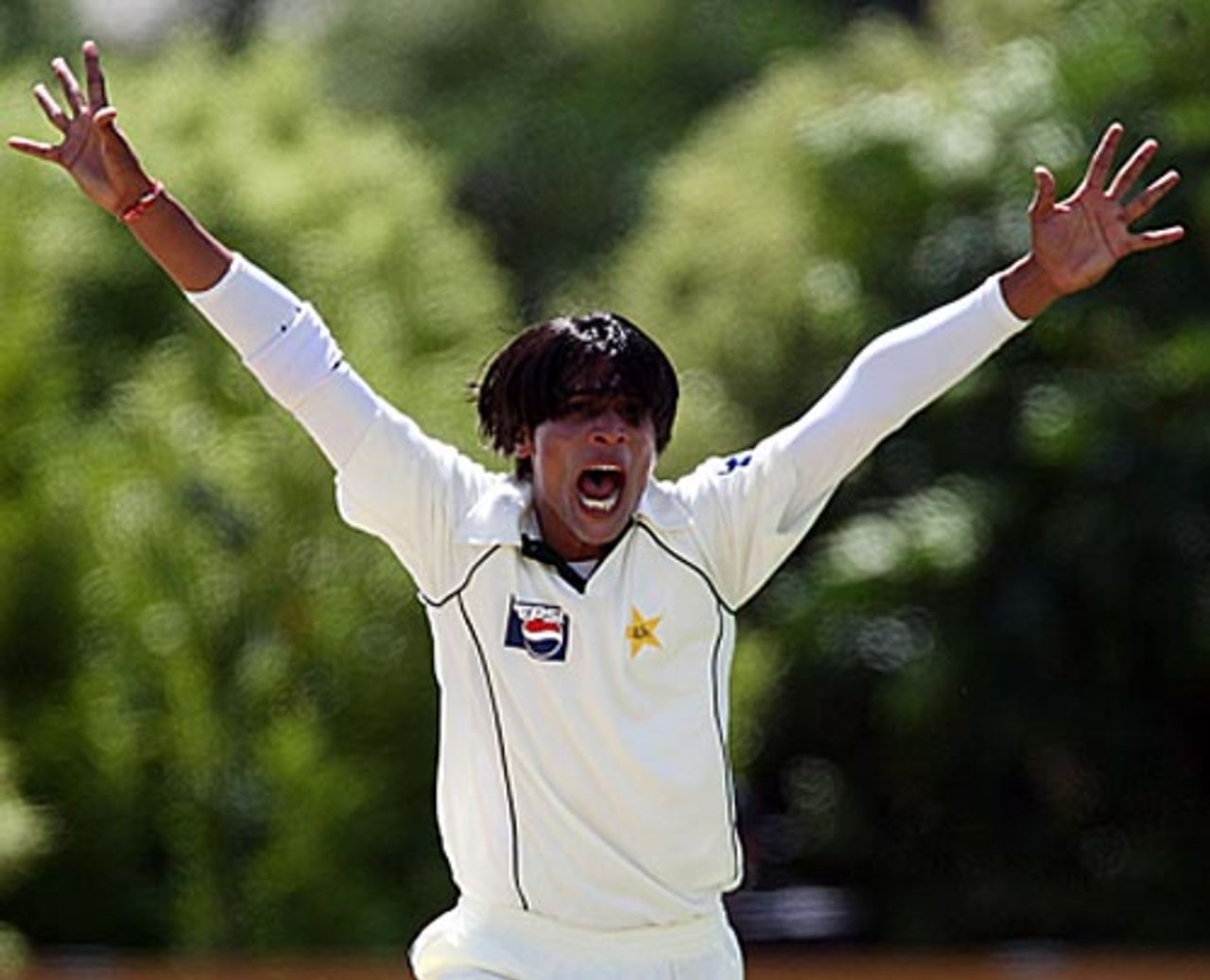 Mohammad Aamer bowled a beauty first ball to dismiss Tim McIntosh, New Zealand v Pakistan, 1st Test, Dunedin, 1st day, November 24, 2009